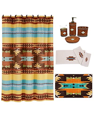 Brown, Yellow, Blue