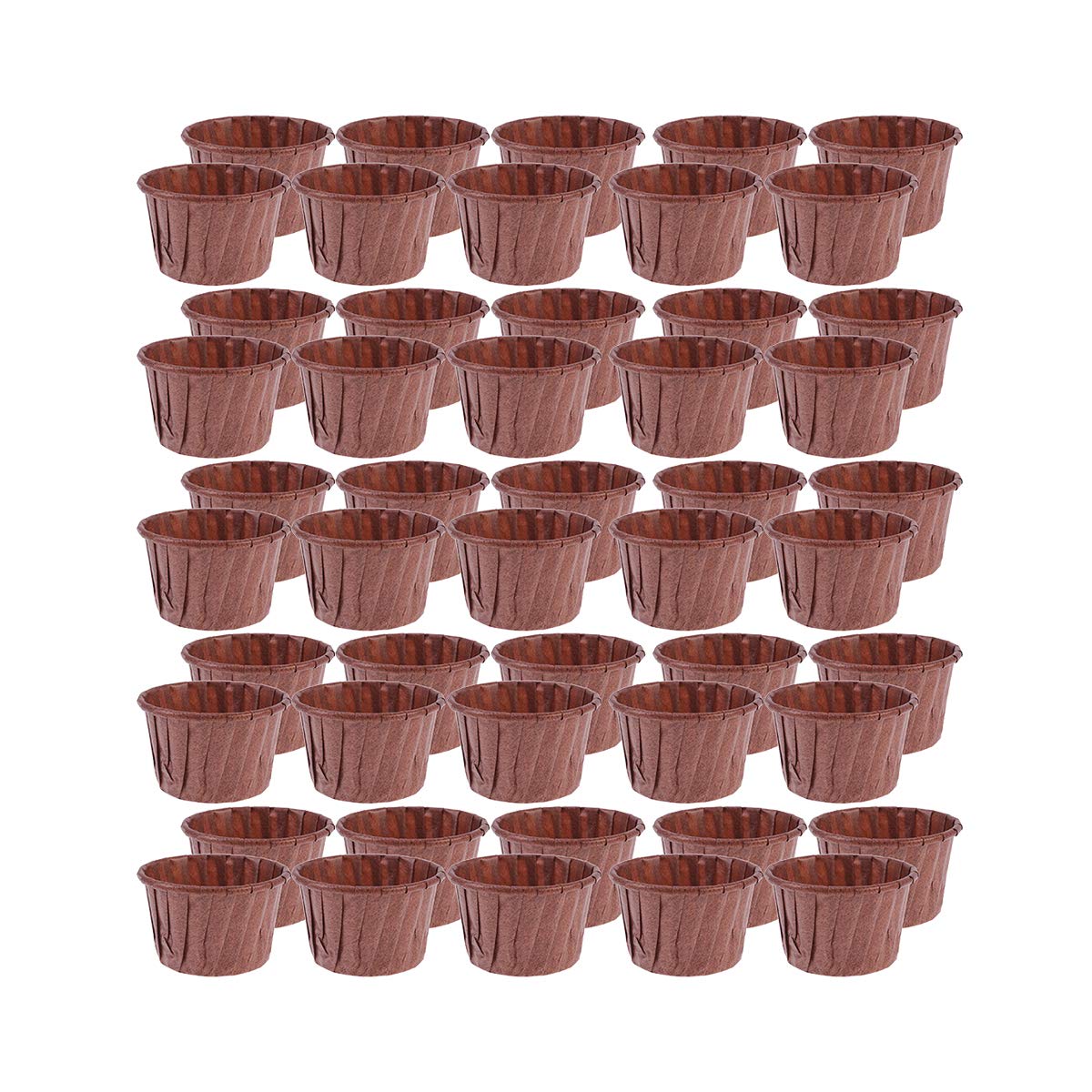 Disposable Paper Baking Cups 100pcs - Muffin & Cupcake Liners with Curled Edges for Perfect Baking | Ideal for Home Baking, Party Desserts, and Coffee Shop Treats