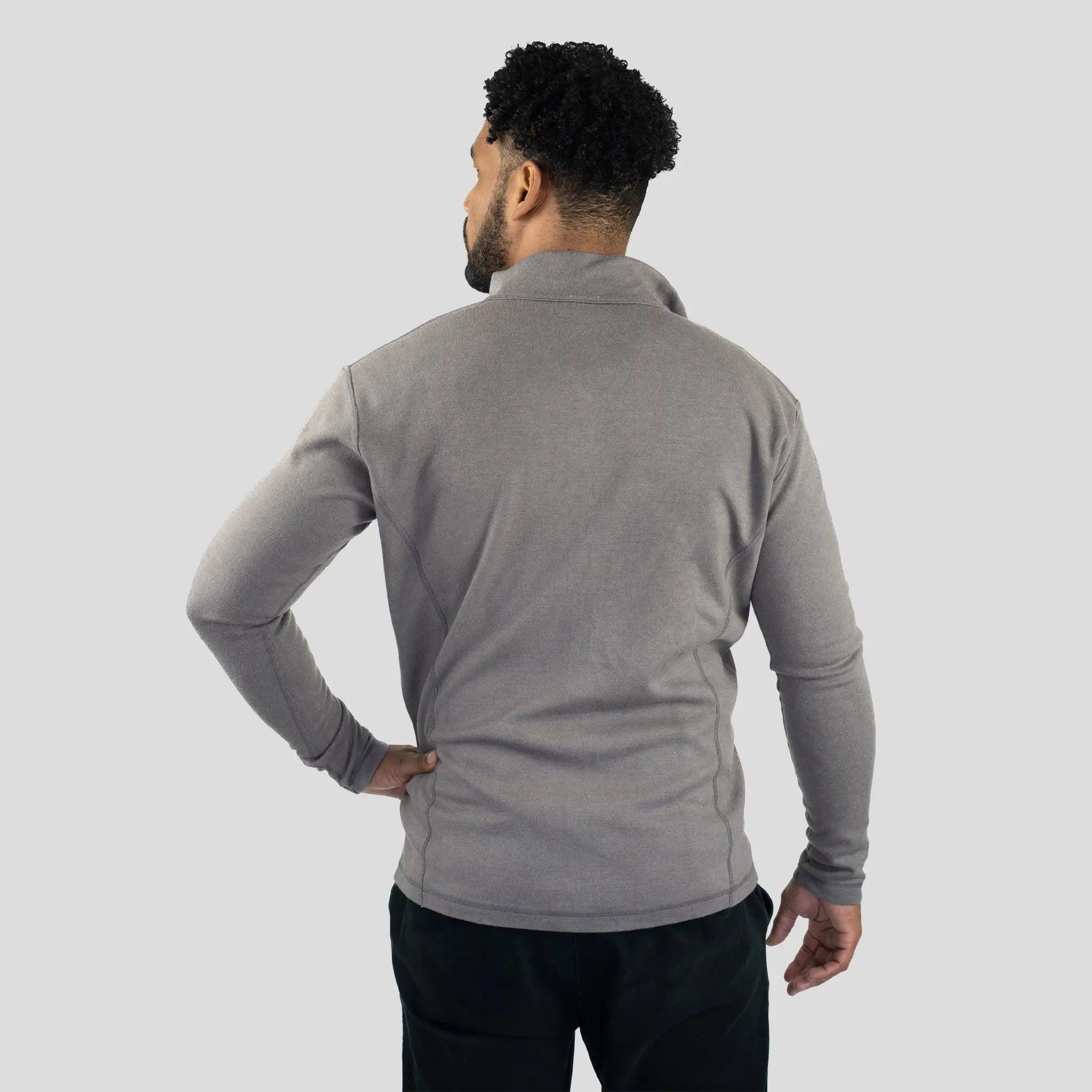 Men's Alpaca Wool Jacket - 420 Midweight Full Zip Fleece for Outdoor Hiking & Winter Travel | Warm & Durable Cold Weather Coat