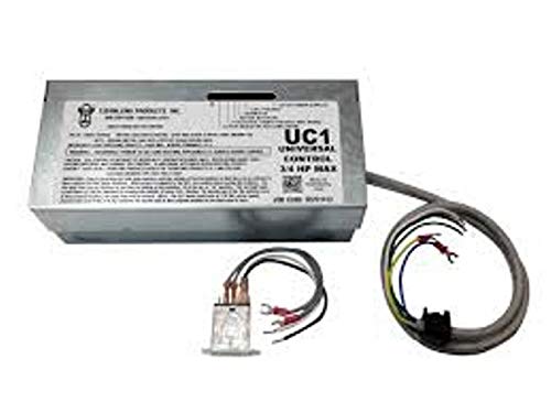 Tjernlund UC1 Universal Safety Interlock Control for Sidewall Power Venters, Draft Inducers & Combustion Air Fans - HVAC System Safety Device for Home & Commercial Use