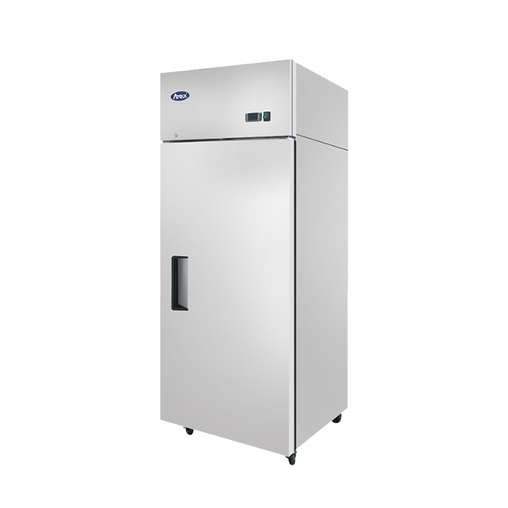 Atosa MBF8001 Commercial Top Mount Single Door Freezer - 8 cu.ft Stainless Steel Restaurant Freezer for Kitchen, Grocery Store & Food Service Businesses