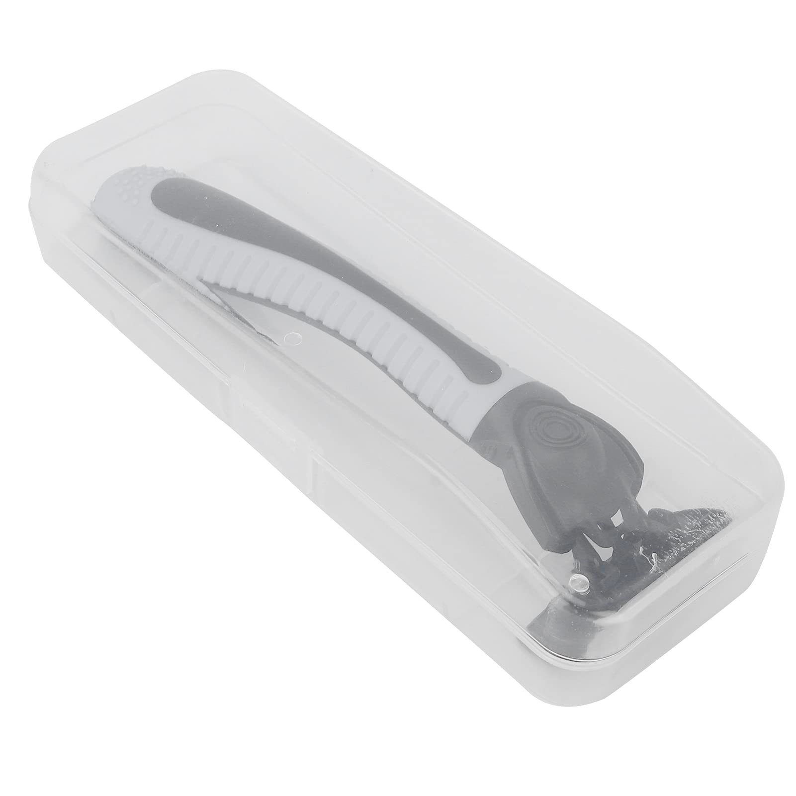 Premium Travel Razor Case - Transparent & Breathable Storage Box for Men's Razor Handles - Portable Shaving Kit for Gym, Travel & Home Use