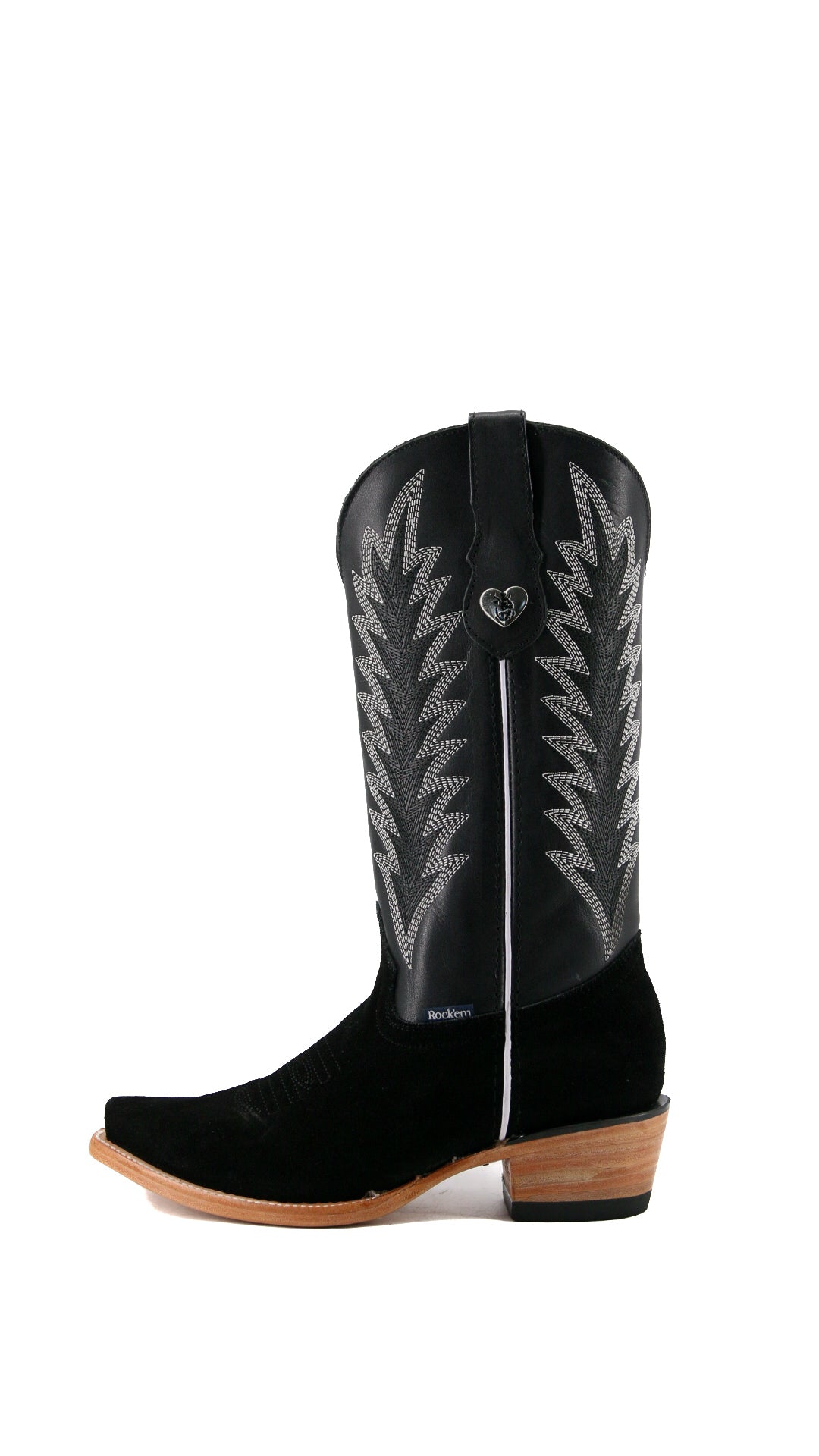 Sierra Roughout Snip Toe Cowgirl Boots for Women - Western Style Leather Riding Boots with Comfortable Fit - Perfect for Country Dancing, Rodeo, and Outdoor Adventures