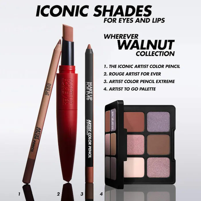 MAKE UP FOR EVER Artist Color Pencil Extreme Waterproof Lip Liner - Long-Lasting Lip Contour for All-Day Wear, Smudge-Proof & Transfer-Resistant - Perfect for Parties, Weddings & Professional Makeup Looks