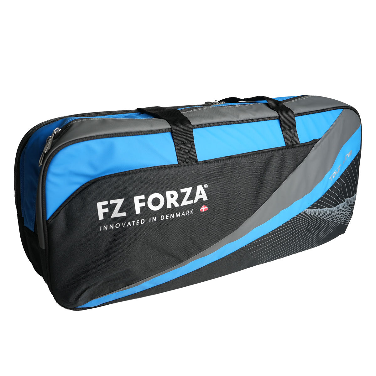 Forza Tour Line Square Racquet Bag - Premium Tennis Equipment for Players | Electric Blue | Perfect for Tennis Matches, Training & Travel Storage