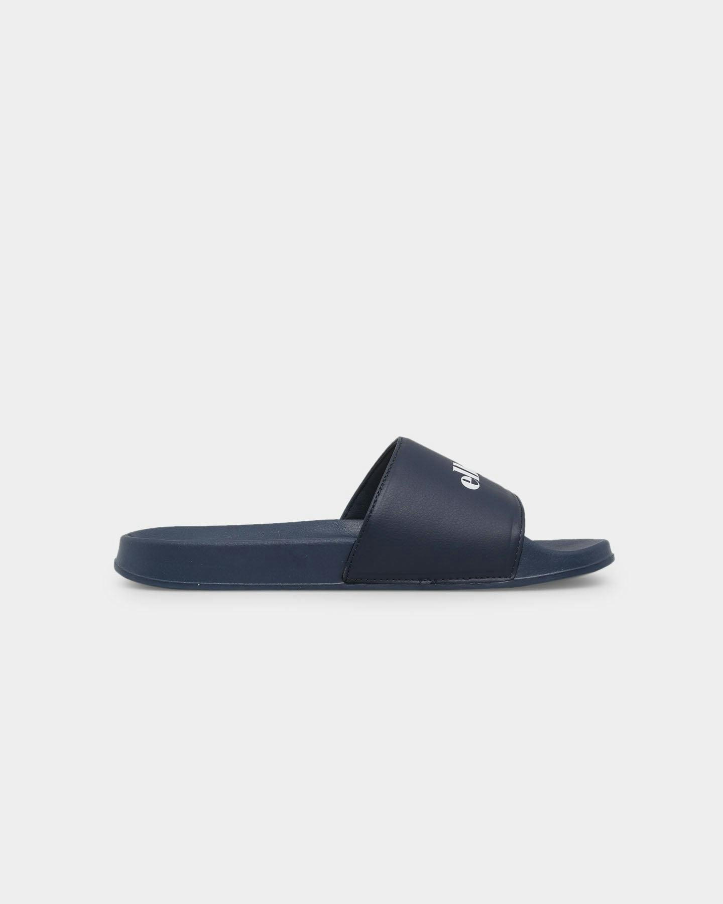Ellesse Men's Filippo Navy Slides - Comfortable Summer Sandals for Beach, Pool & Casual Wear