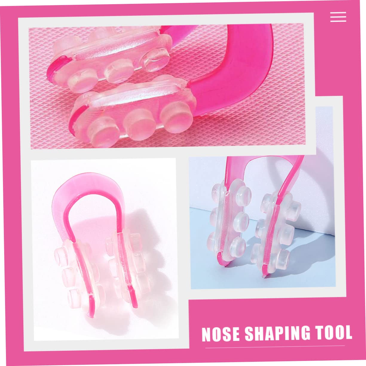 iPetboom 10Pcs U-Shaped Nose Lifting Clips - Nose Shaper & Beauty Tool for Defined Nose Bridge | Perfect for Daily Use, Makeup Application & Nose Reshaping