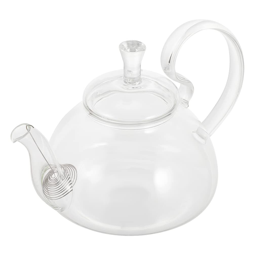 Glass Teapot with Infuser - Heat Resistant Tea Maker Kettle for Home, Hotel & Office - Perfect for Loose Leaf Tea, Herbal Tea & Iced Tea Brewing