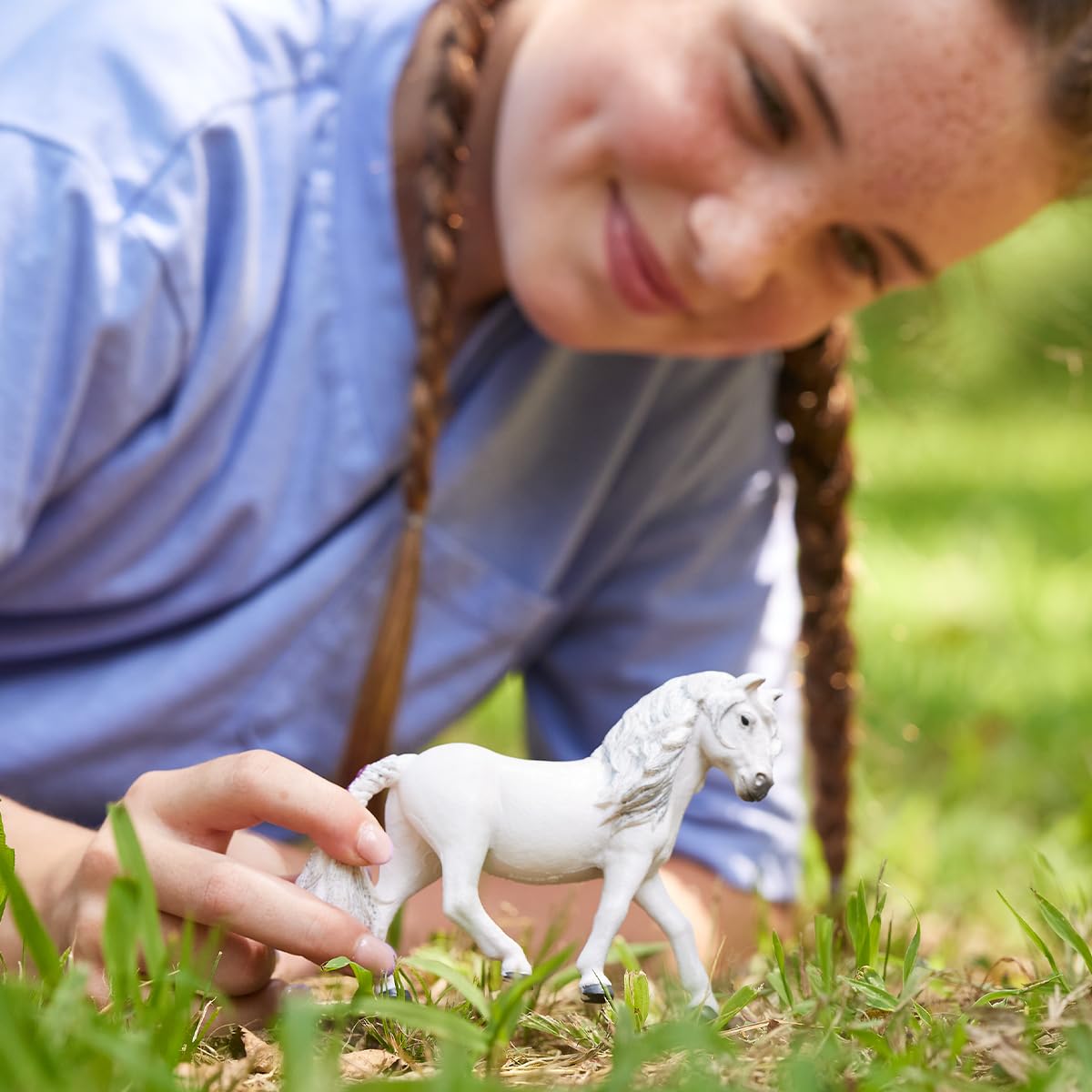 Schleich Horse Club Realistic Island Pony Mare Figurine - Detailed Animal Toy for Kids Ages 5+, Perfect for Collectors, Playtime & Farm-Themed Adventures