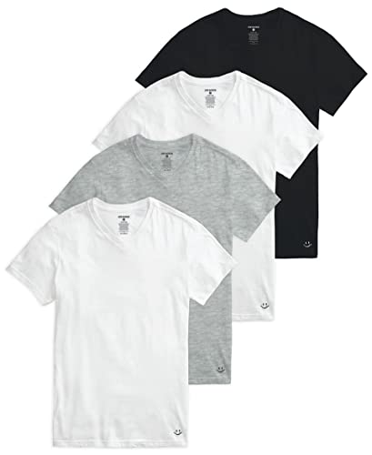 4 Pack Black/White/Heather