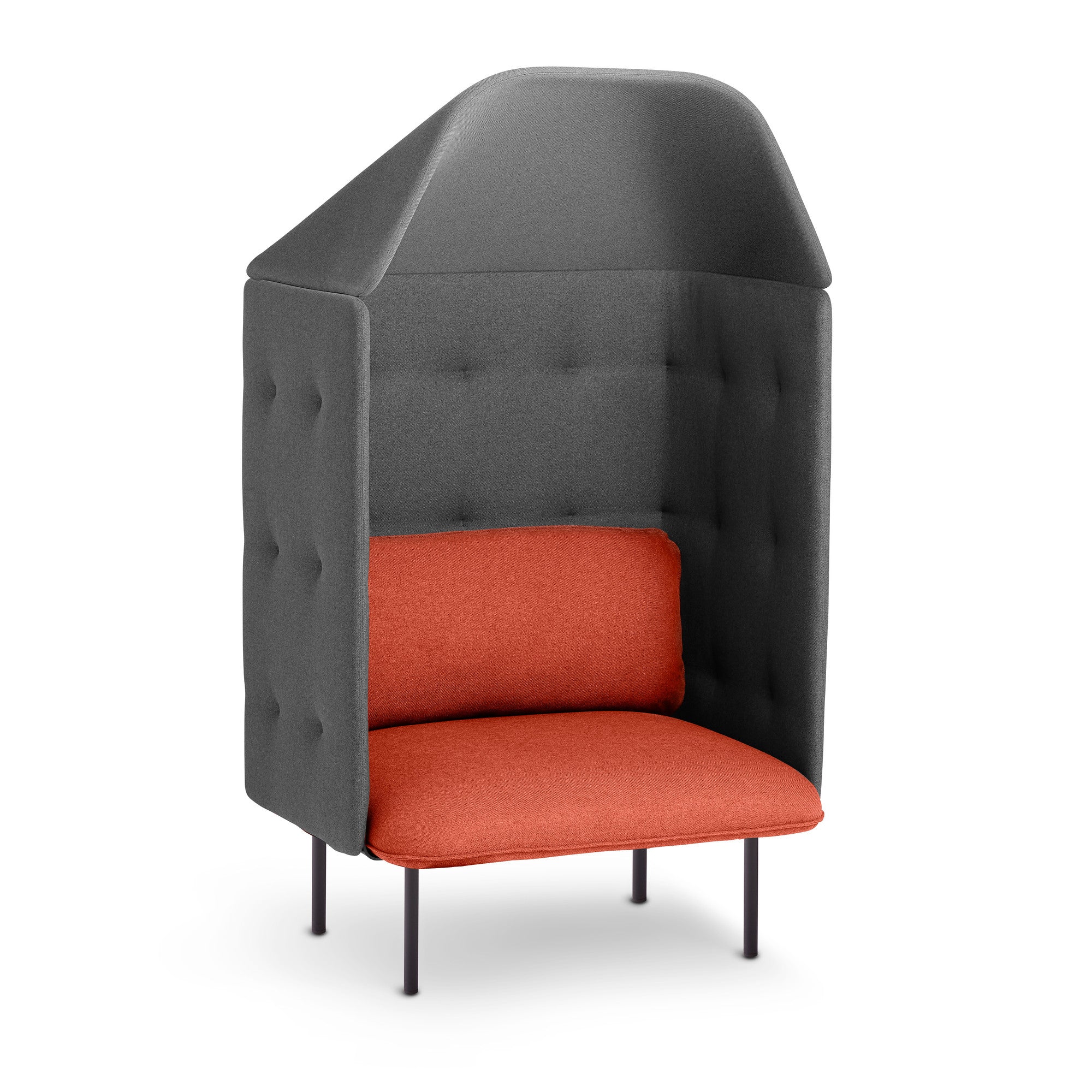QT Privacy Lounge Chair with Canopy - Outdoor Patio Sunshade Recliner for Poolside, Beach & Garden Relaxation | Comfortable Sunbathing & Reading Chair
