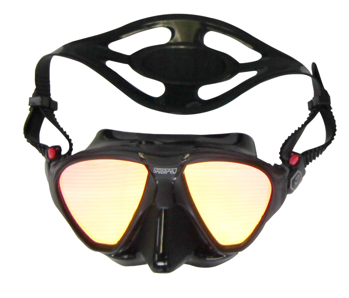 SPEARPRO Red Eye Mask for Sleeping - Cooling Gel Eye Mask for Dark Circles, Puffy Eyes & Stress Relief - Perfect for Travel, Work & Relaxation