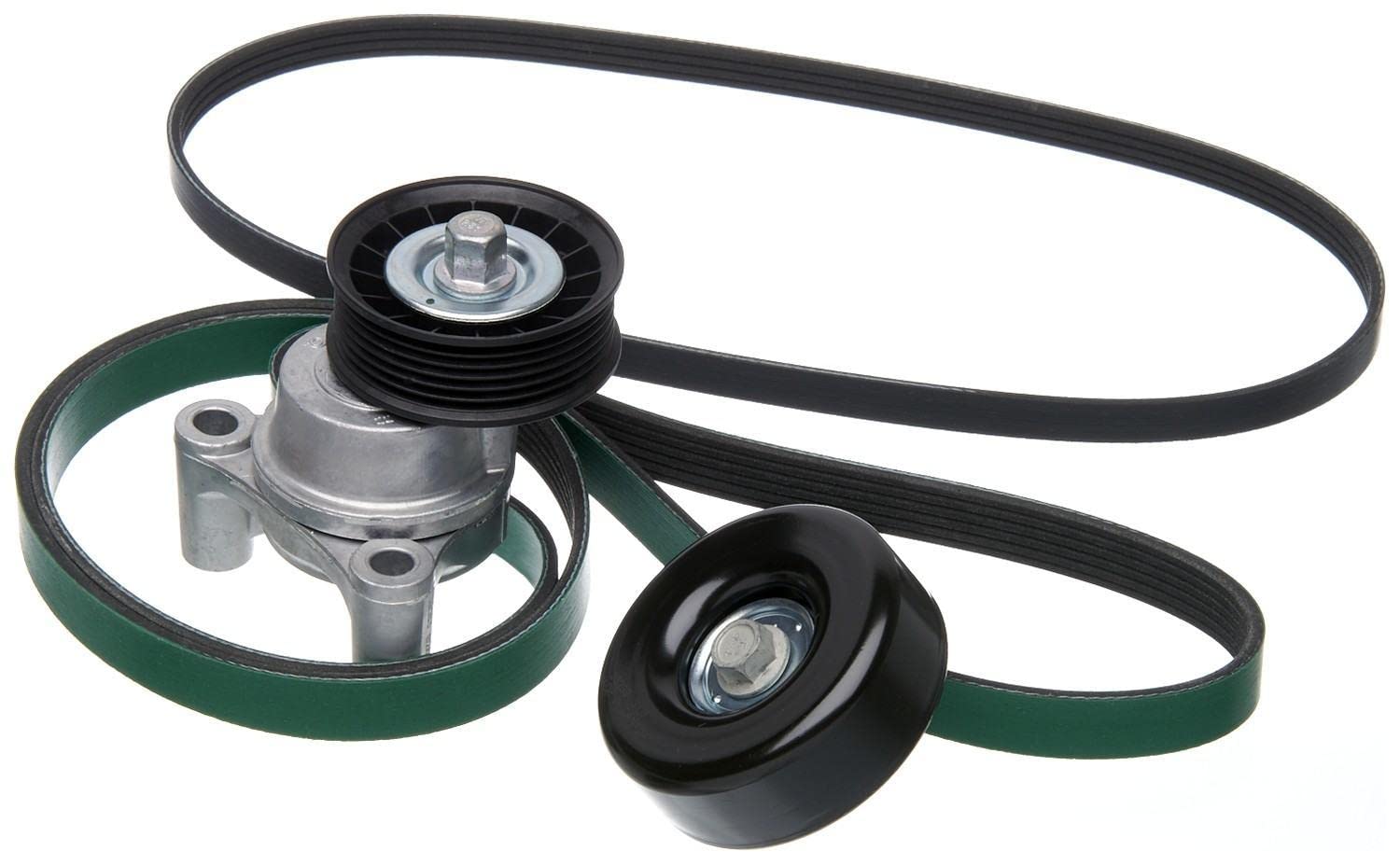 Serpentine Belt Drive Component Kit for Chevrolet - Replacement Accessory Belt Drive Kit for Chevy Engines | Perfect for Engine Maintenance & Performance Upgrades