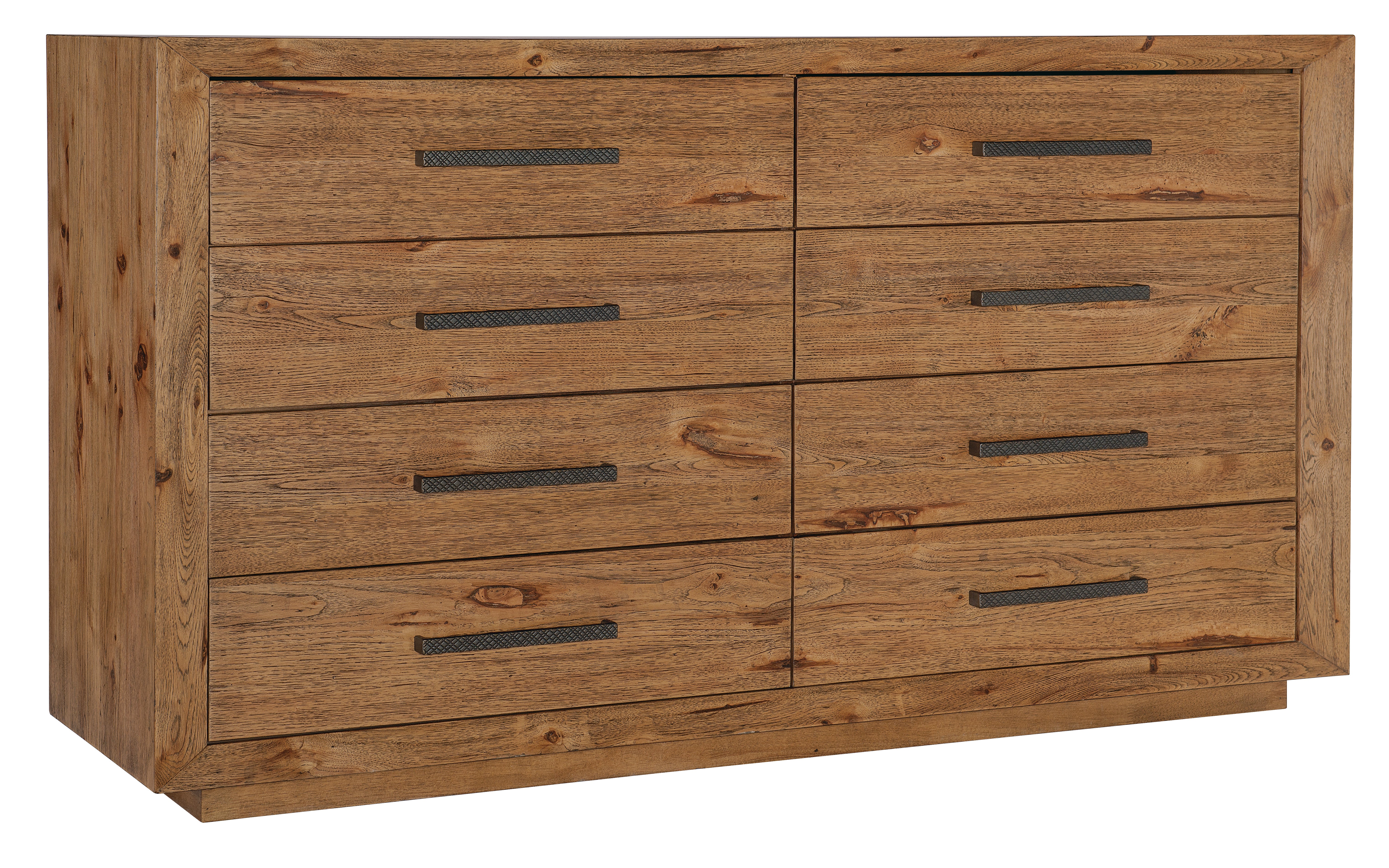 Big Sky 8-Drawer Dresser - Solid Wood Bedroom Chest of Drawers for Clothes Storage, Organizer for Home, Office & Dorm Room