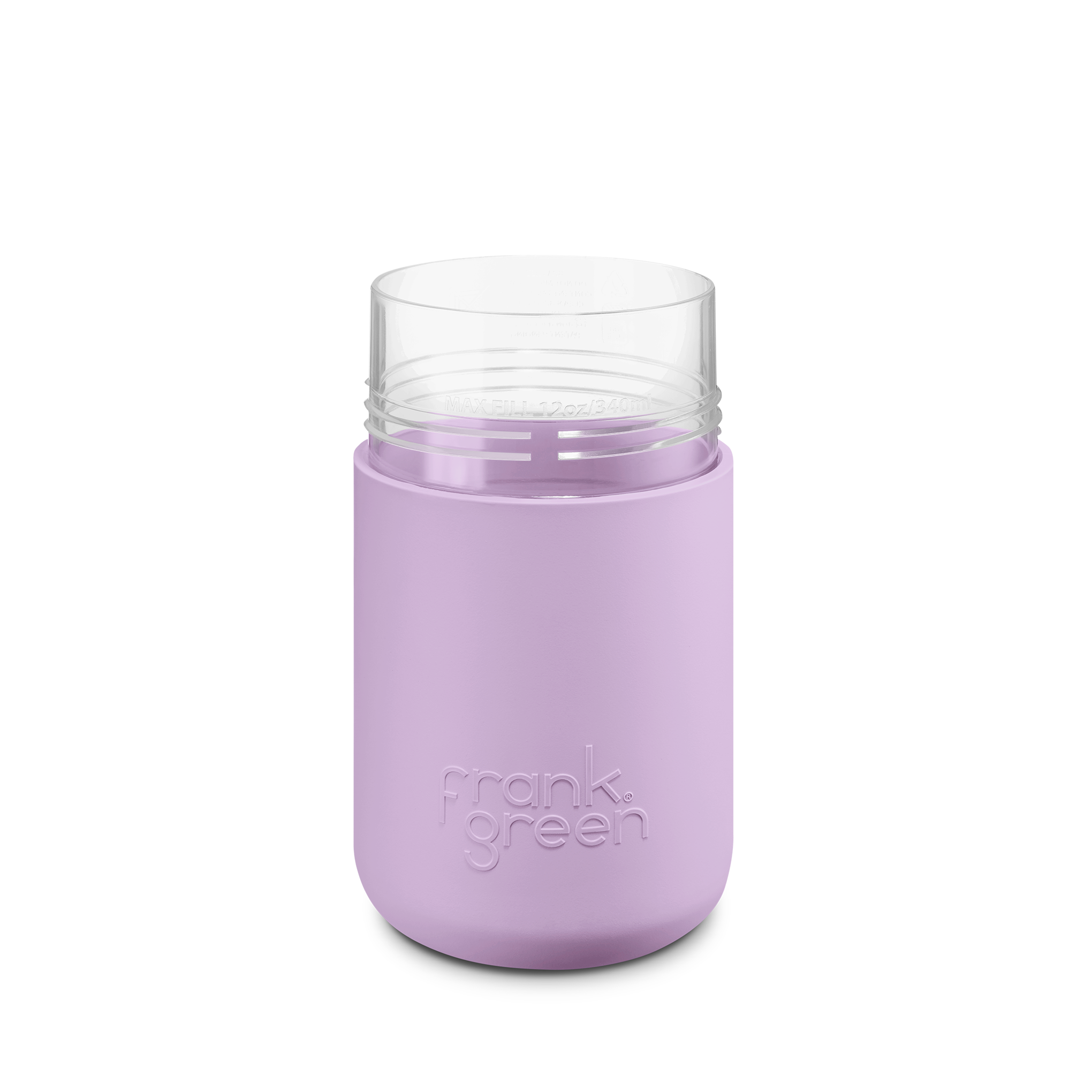 12oz (340ml) Original Reusable Cup Base - Durable & Eco-Friendly Coffee Mug for Home, Office, Travel & Outdoor Activities