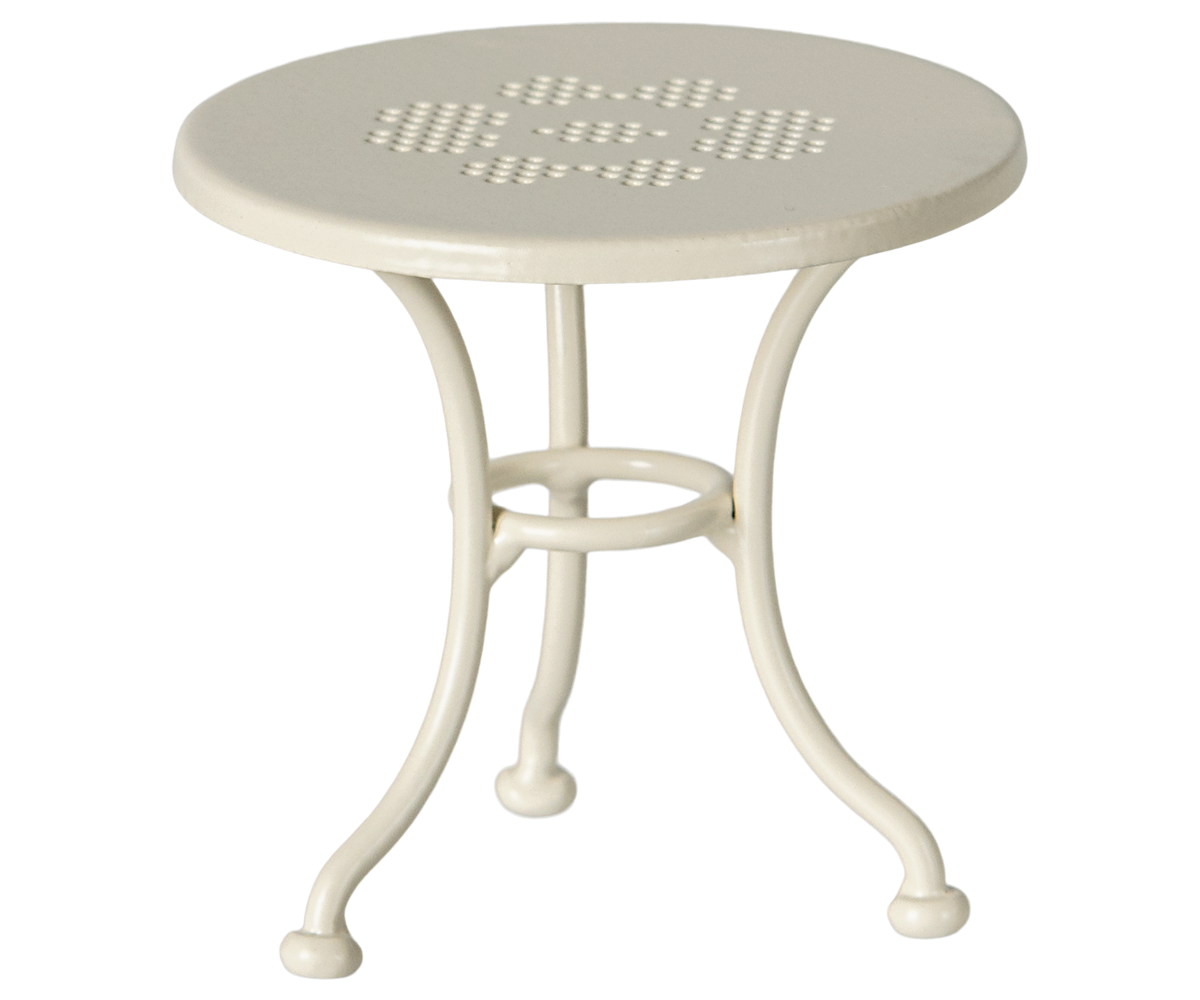Off White Mouse Café Set - Miniature Coffee Cups & Saucers for Mouse Figurines - Perfect for Dollhouse, Fairy Garden & Miniature Displays