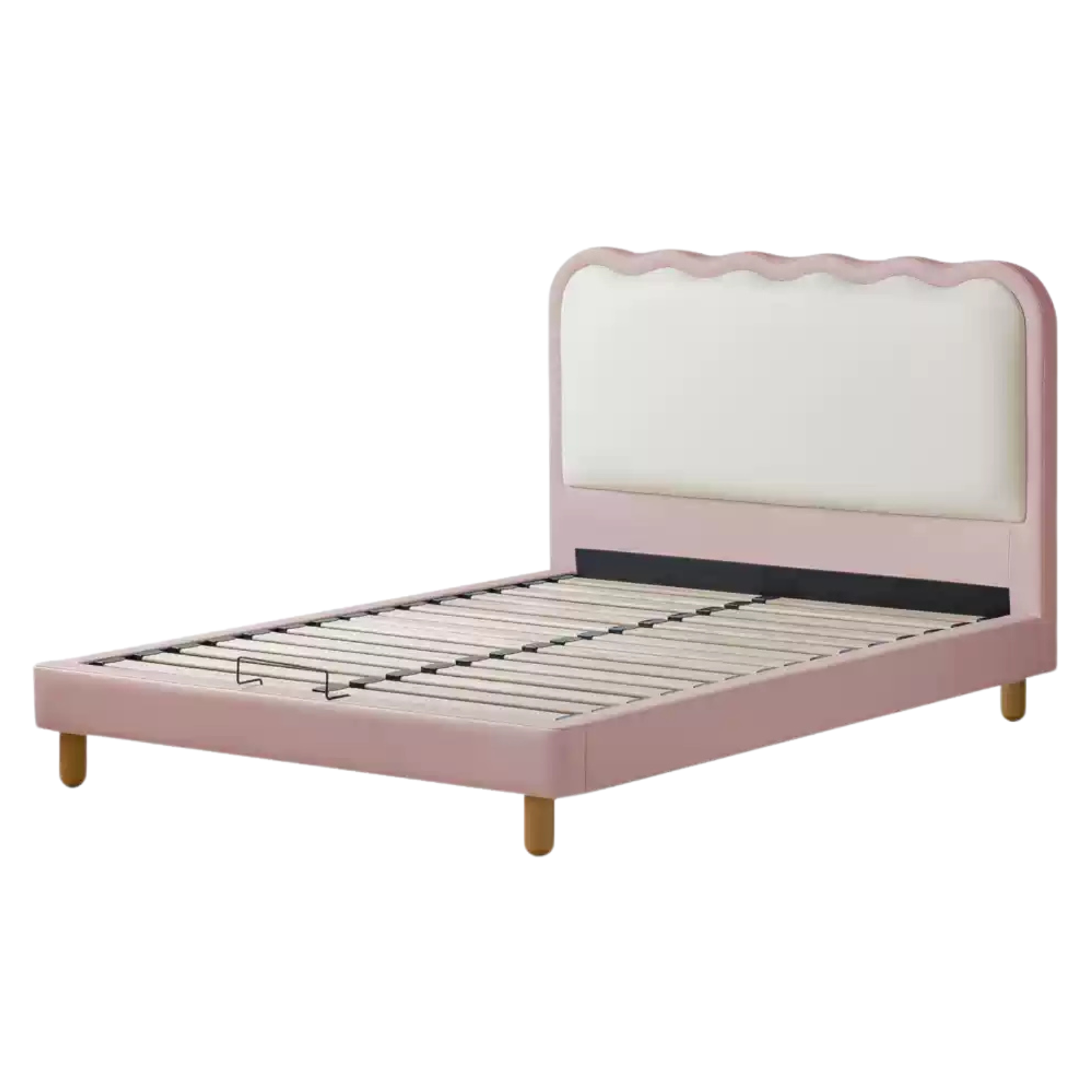 Cherry blossom pink / milky white Children's bed