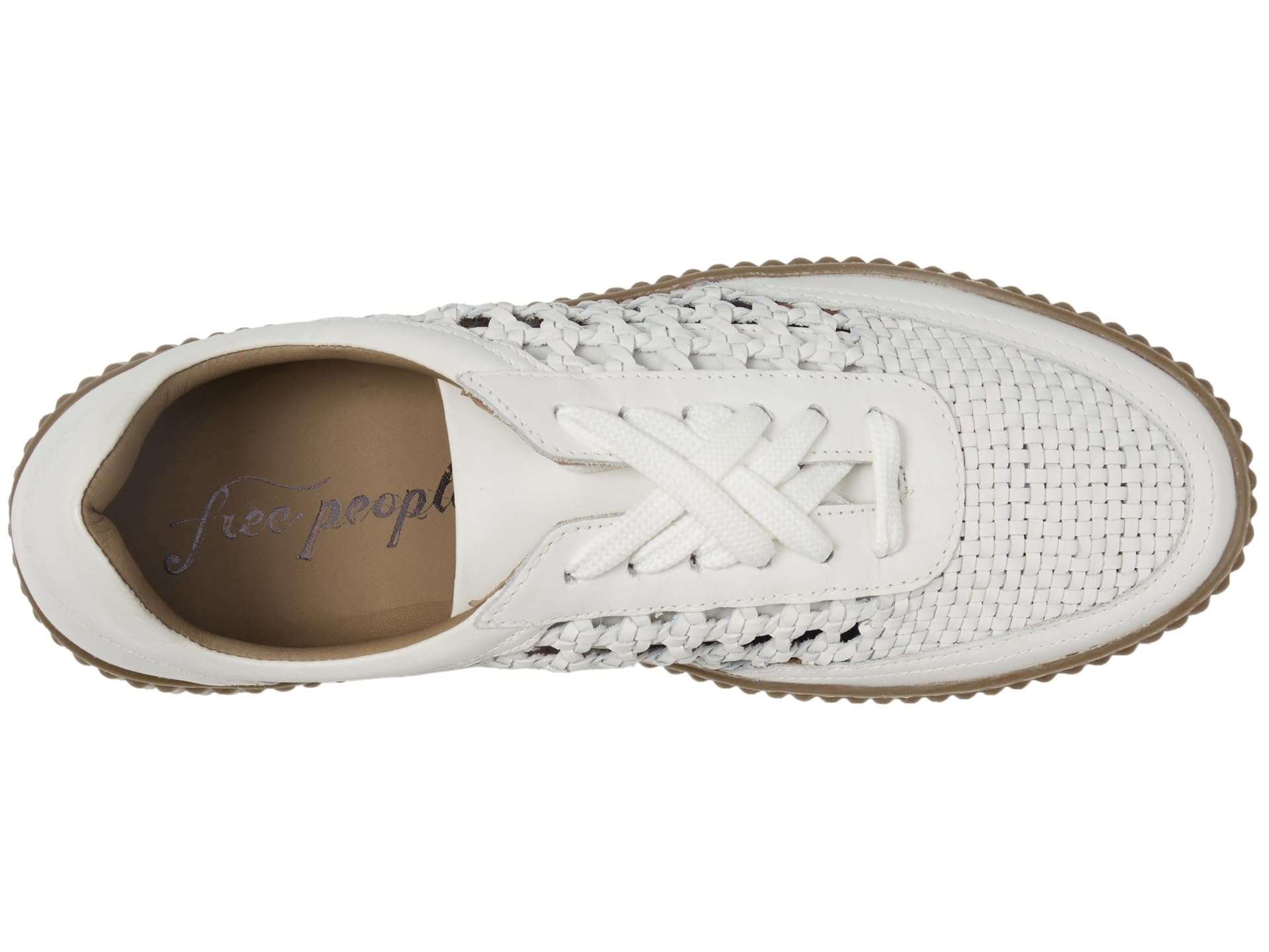 Free People Wimberly Woven Sneakers - Women's Casual Comfortable Slip-On Shoes for Walking, Travel & Everyday Wear | Fashionable Bohemian Style Footwear