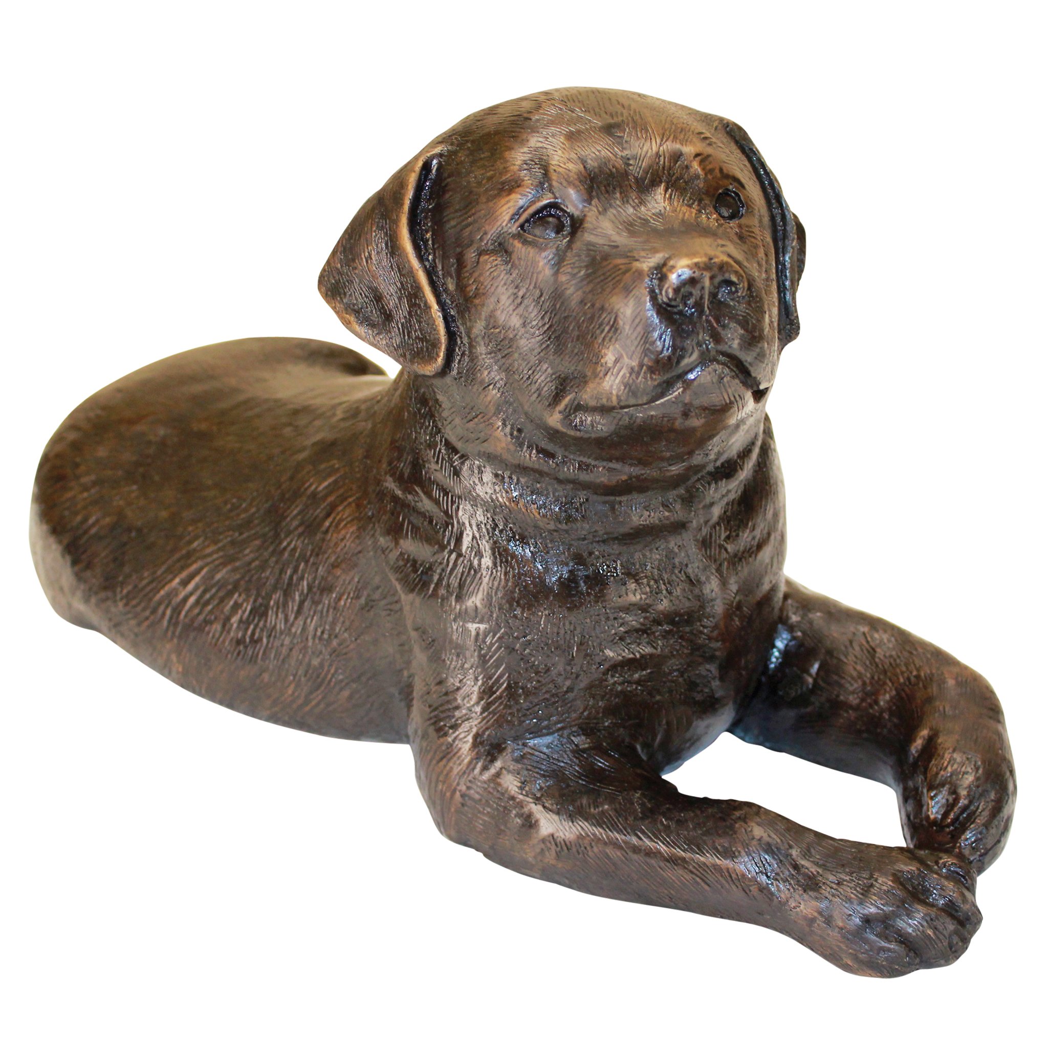 Design Toscano Labrador Puppy Dog Cast Bronze Garden Statue - Outdoor Decor for Patio, Lawn & Garden - Perfect Gift for Dog Lovers