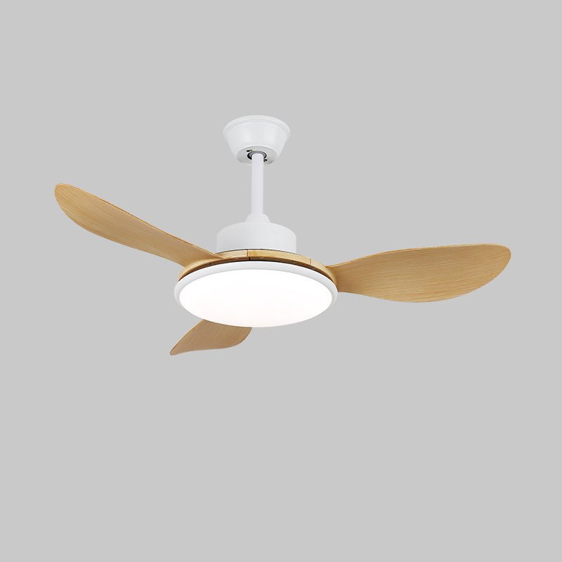 Brinley 48/52 Inch Indoor Ceiling Fan with Light Kit - Energy Efficient, Quiet, Reversible Blades for Bedroom, Living Room, and Office
