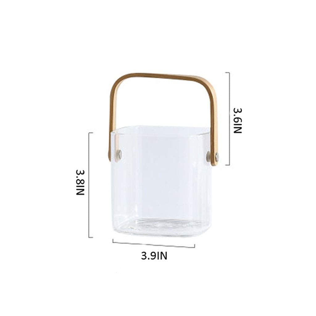 Premium Glass Ice Bucket - Transparent Champagne & Beer Cooler for Parties, Bars, Banquets - Perfect for Wine, Cocktails & Beverage Storage - Ideal for Home, Office & Outdoor Gatherings