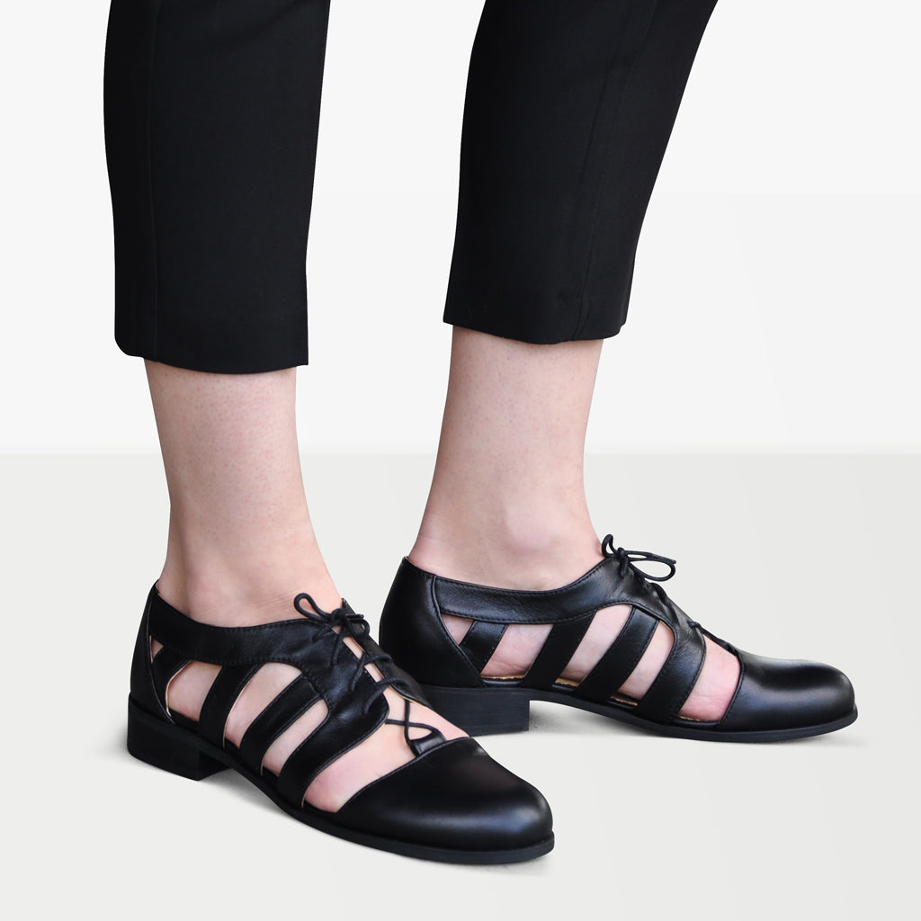 Nassau Cutout Oxford Shoes for Men & Women - Comfortable & Stylish Casual Loafers for Work, Office, and Everyday Wear