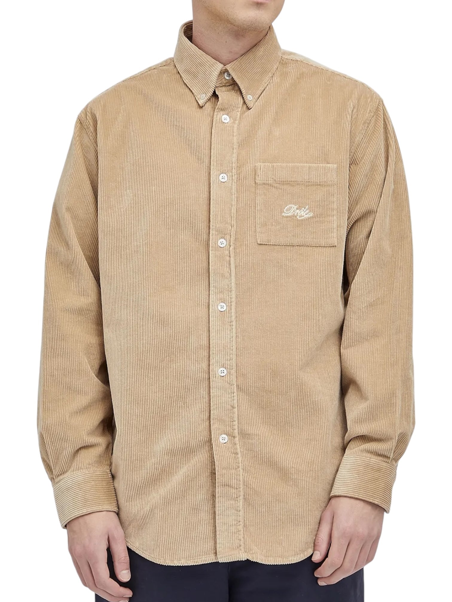 Funny Monsieur Perm SH172 CO156 BG Beige Shirt - Stylish Casual Button Down for Men | Perfect for Office, Date Night & Outdoor Events