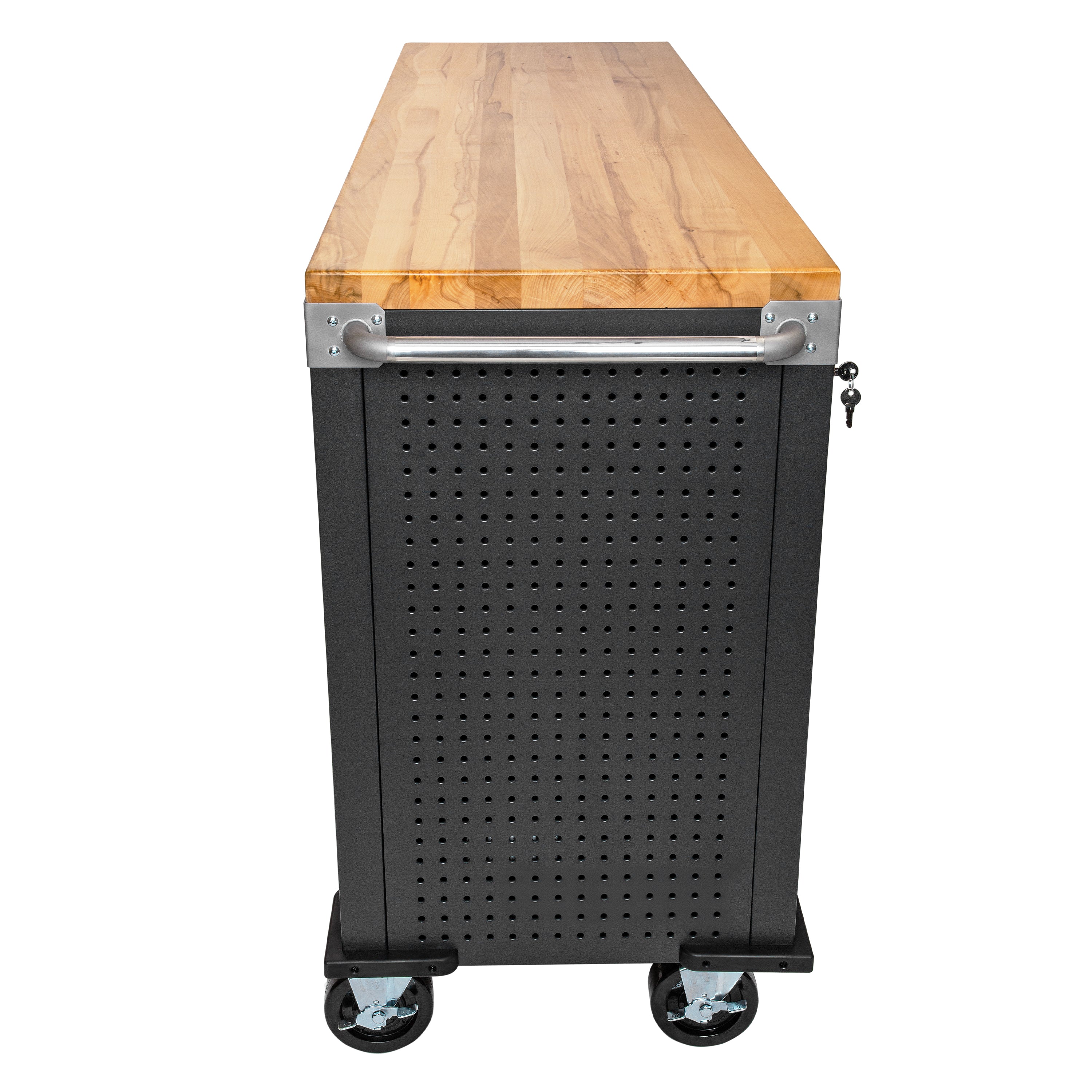 UltraHD® 11-Drawer Rolling Workbench with Locking Wheels - Graphite Steel Garage Workbench for Home Workshop & Professional Auto Repair Shop