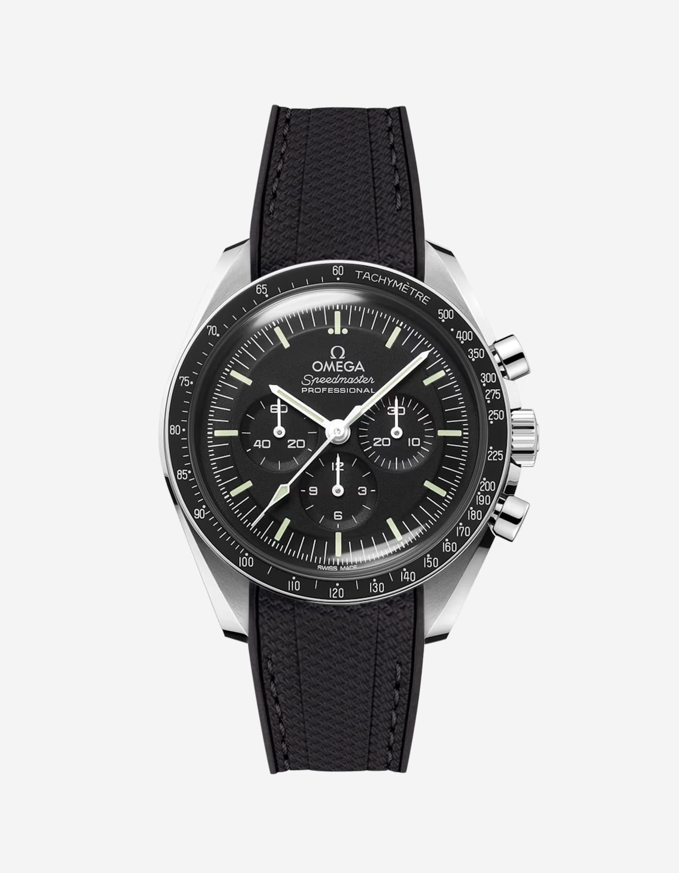 Vertech Premium Rubber Watch Band for Omega Speedmaster - Durable, Comfortable Replacement Strap for Men's Watches - Perfect for Swimming, Diving & Everyday Wear