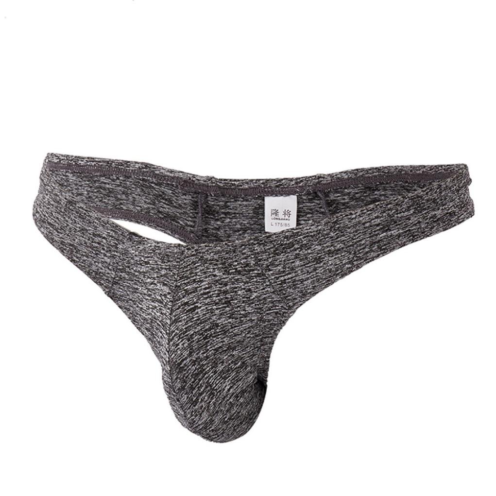 **Men's Breathable Lightweight Thong Underwear - Comfortable Low Rise G-String Bikini Briefs for Gym, Beach & Daily Wear**