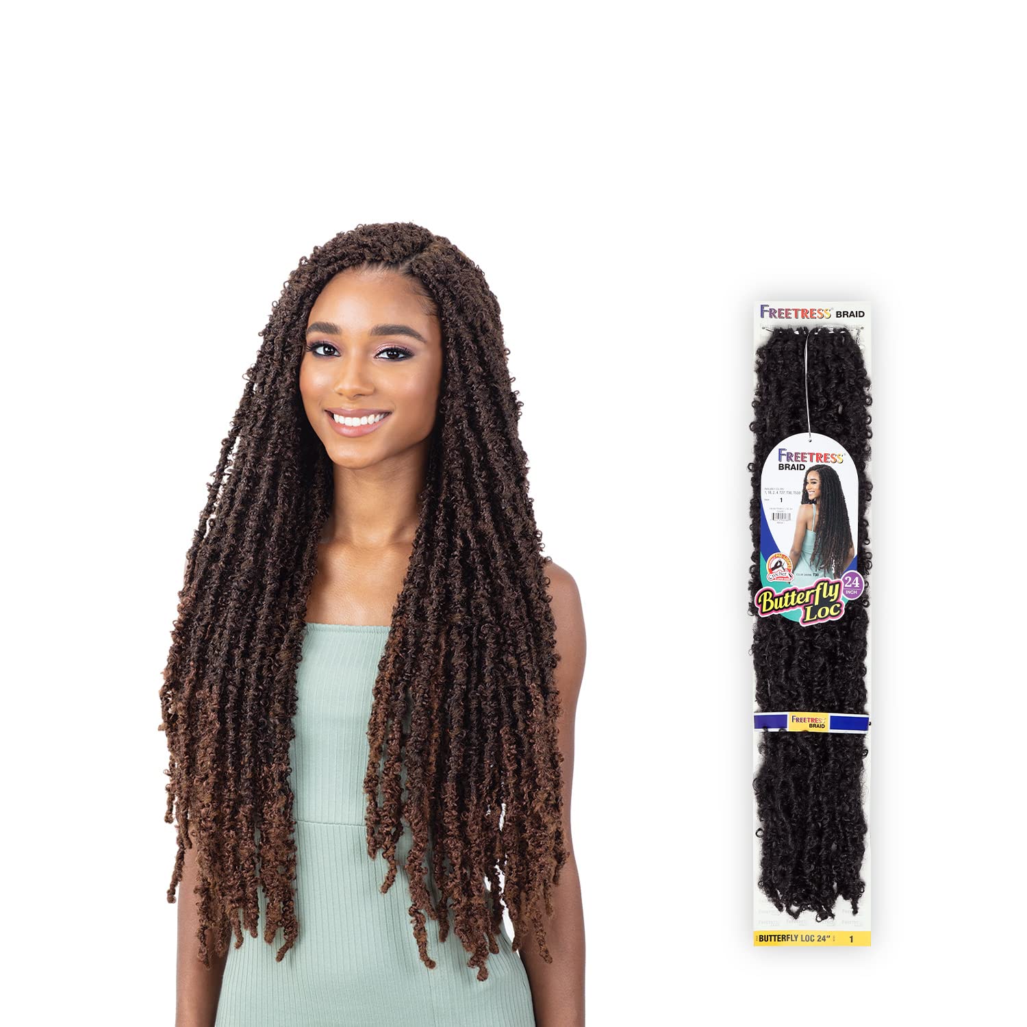 FreeTress Crochet Braids Butterfly Loc 24