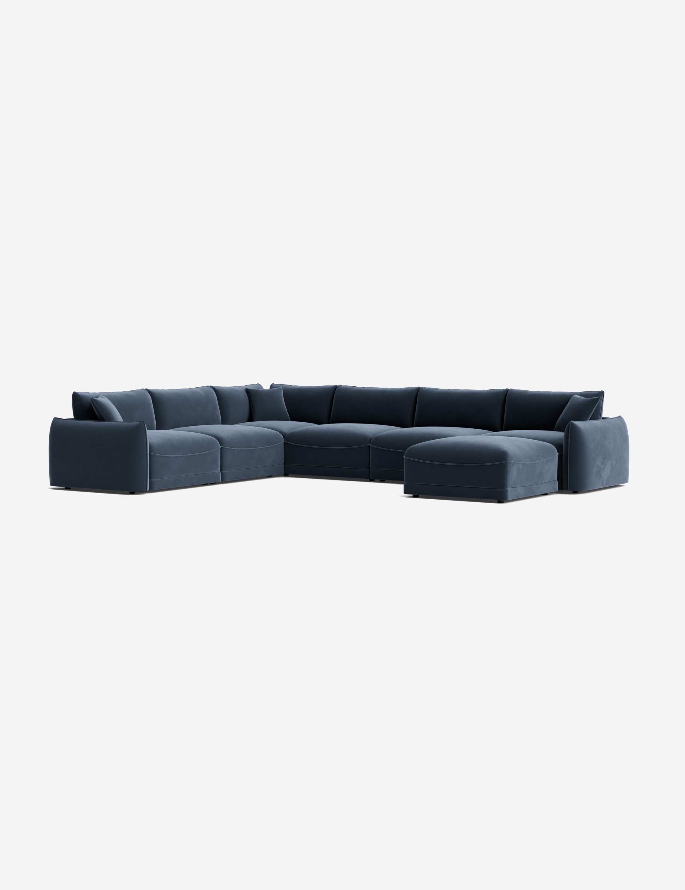 Blue Modern Velvet