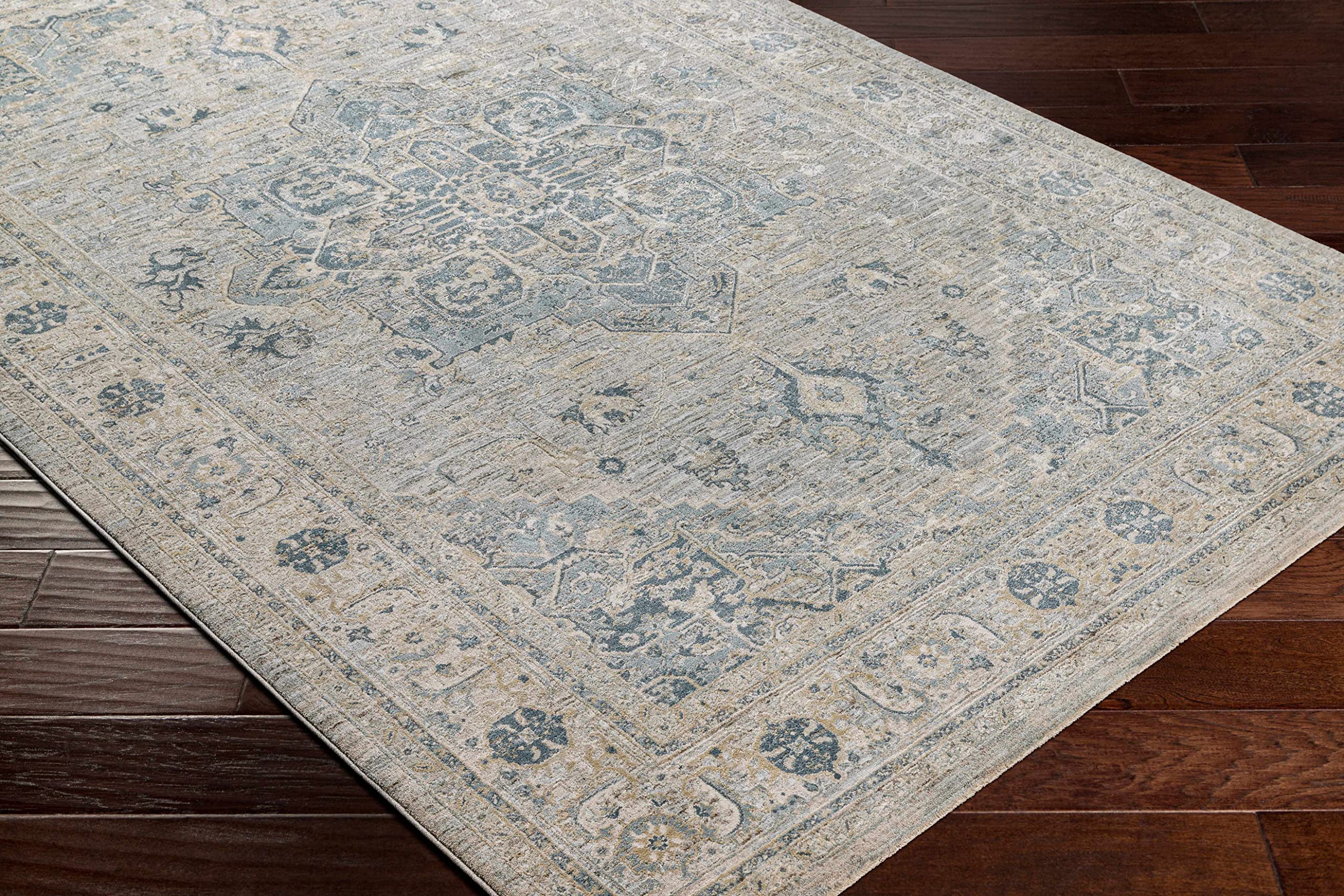 Hauteloom Whangamata Modern Area Rug - Green & Gray - 7'10