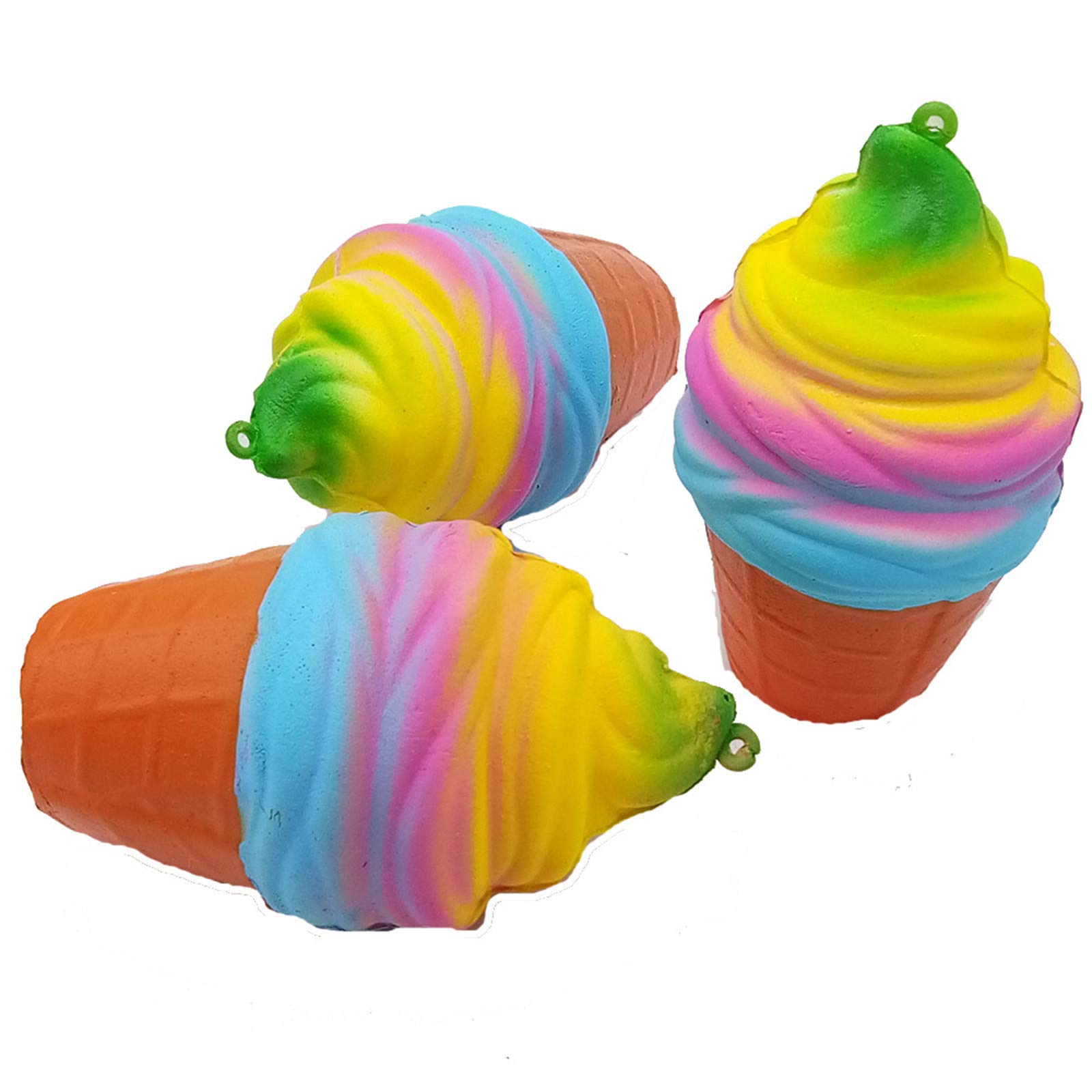Sensory Swing for Adults & Kids - Anti-Stress Toys for Autism, ADHD, Anxiety Relief - Scented Rainbow Fudge Ice Cream Rising Toy - Sensory Fidget Pack Set for Girls & Boys (Ages 3+) - Perfect for Home, Classroom, Therapy & Playroom Use