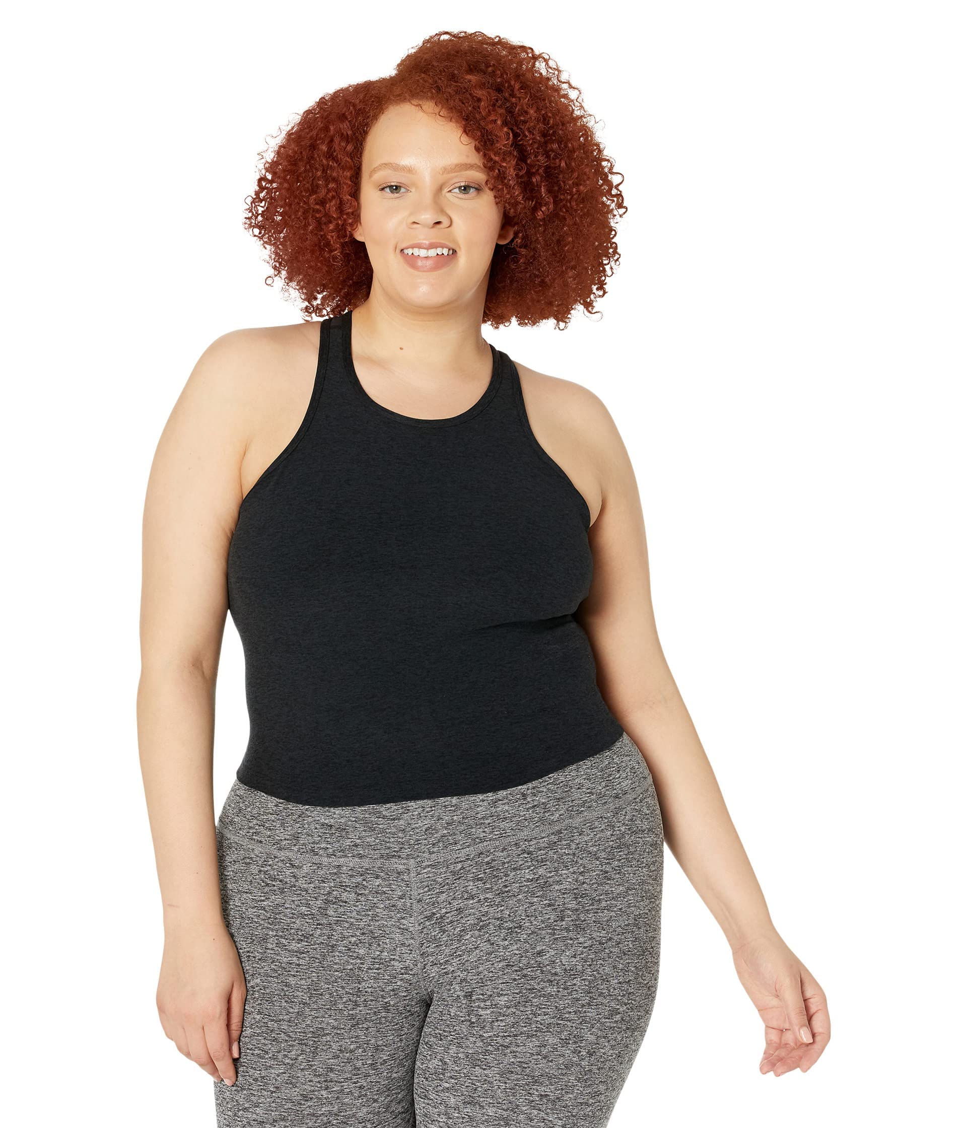Beyond Yoga Women's Spacedye Studio Cropped Tank Top - Soft Stretchy Workout Shirt for Yoga, Running & Gym - Breathable Comfort Fit Activewear