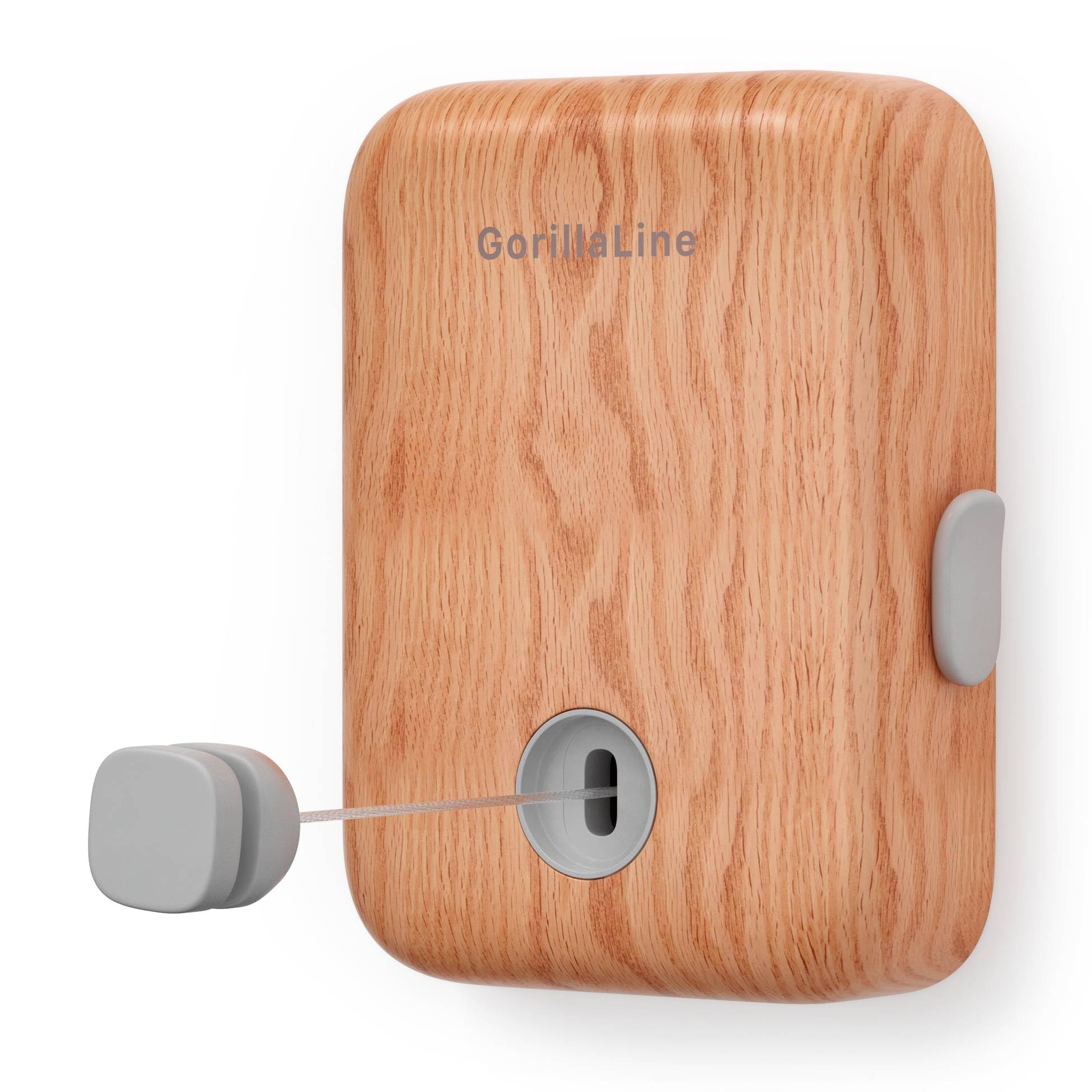 GorillaLine Retractable Clothesline for Indoor & Outdoor Use - Heavy Duty Wall Mounted Laundry Drying Rack - Perfect for Small Spaces, Apartments, Camping & Travel - Air Dry Clothes Efficiently