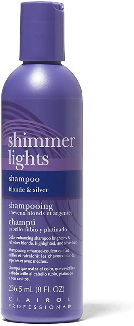 Clairol Shimmer Lights Purple Shampoo for Blonde & Silver Hair - Toning & Brightening Treatment for Color-Treated Hair | Perfect for Salon-Quality Results at Home