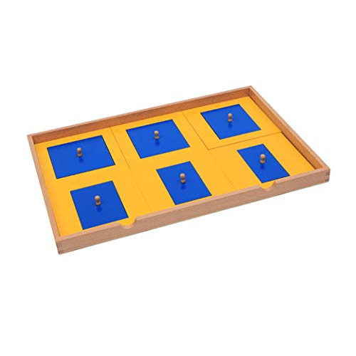 Montessori Geometric Puzzle Cabinet - Wooden Sensorial Learning Toy for Preschool Kids - Shape Matching & Early Math Education - Perfect for Homeschool & Classroom Activities