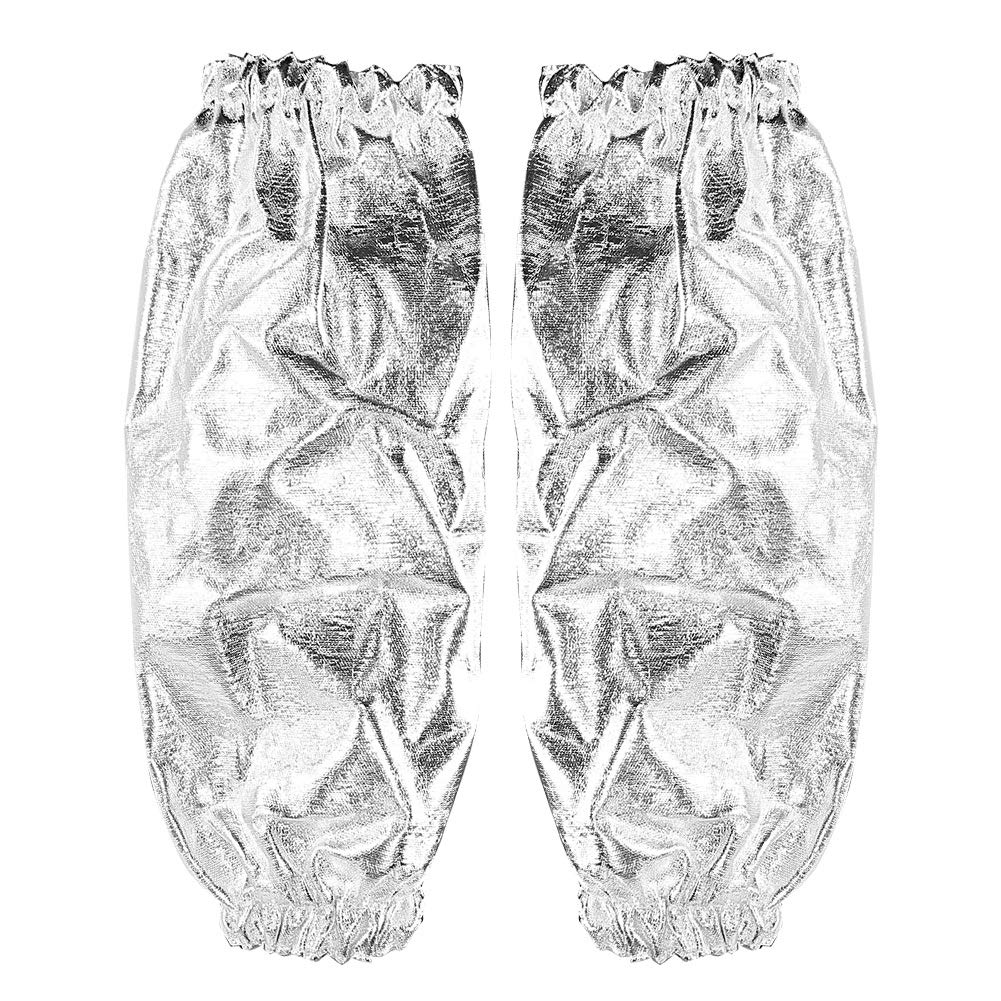 Heat Resistant Arm Glove - 1000°F Fireproof Aluminum Foil Sleeve Protector for Welding, Grinding & BBQ | Industrial & Home Use Safety Gear