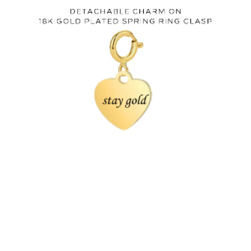 Personalized Engraved Charms with Detachable Clasp - Custom Name Jewelry Gift for Women - Perfect for Necklaces, Bracelets & Keychains - $10.00