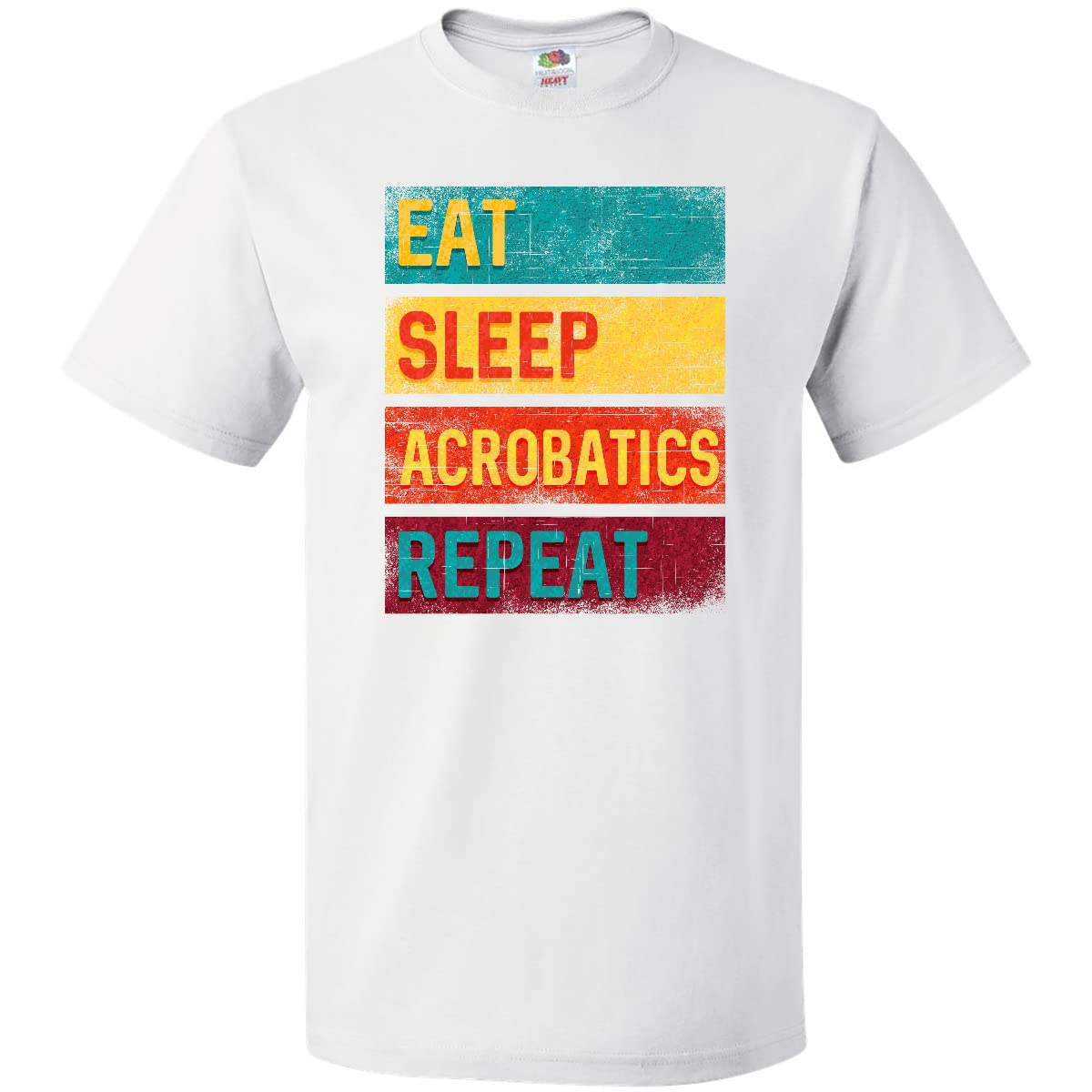 Eat Sleep Acrobatics T-Shirt - Funny Gymnastics Graphic Tee for Men & Women - Perfect for Gymnasts, Circus Performers & Fitness Enthusiasts