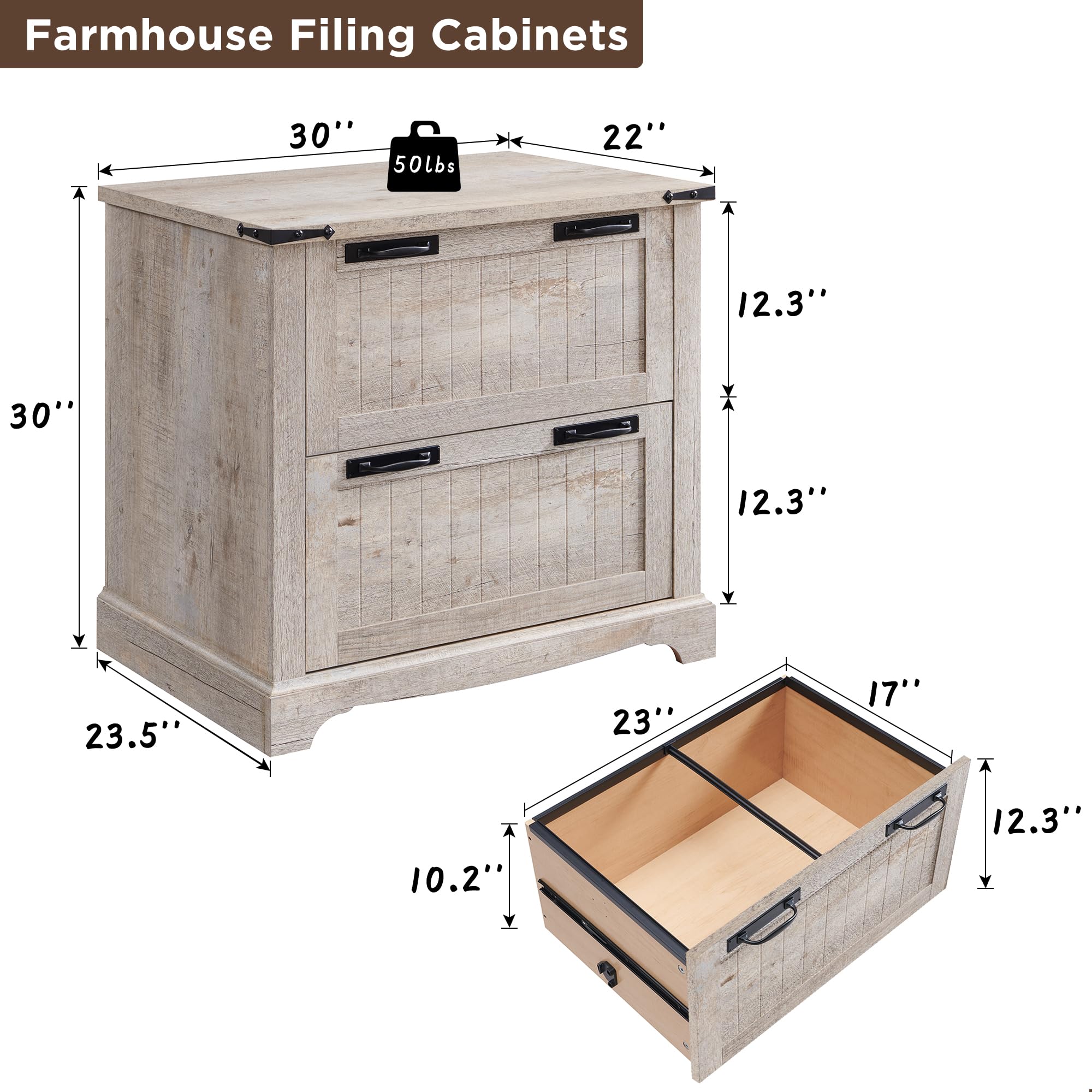 RedLemon 2-Drawer File Cabinet - 30