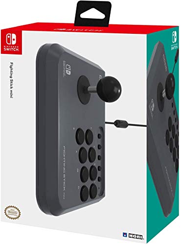 HORI Mini Nintendo Switch Fighting Stick - Officially Licensed for Nintendo Switch - Compact Arcade Controller for Fighting Games Like Street Fighter & Super Smash Bros. Ultimate