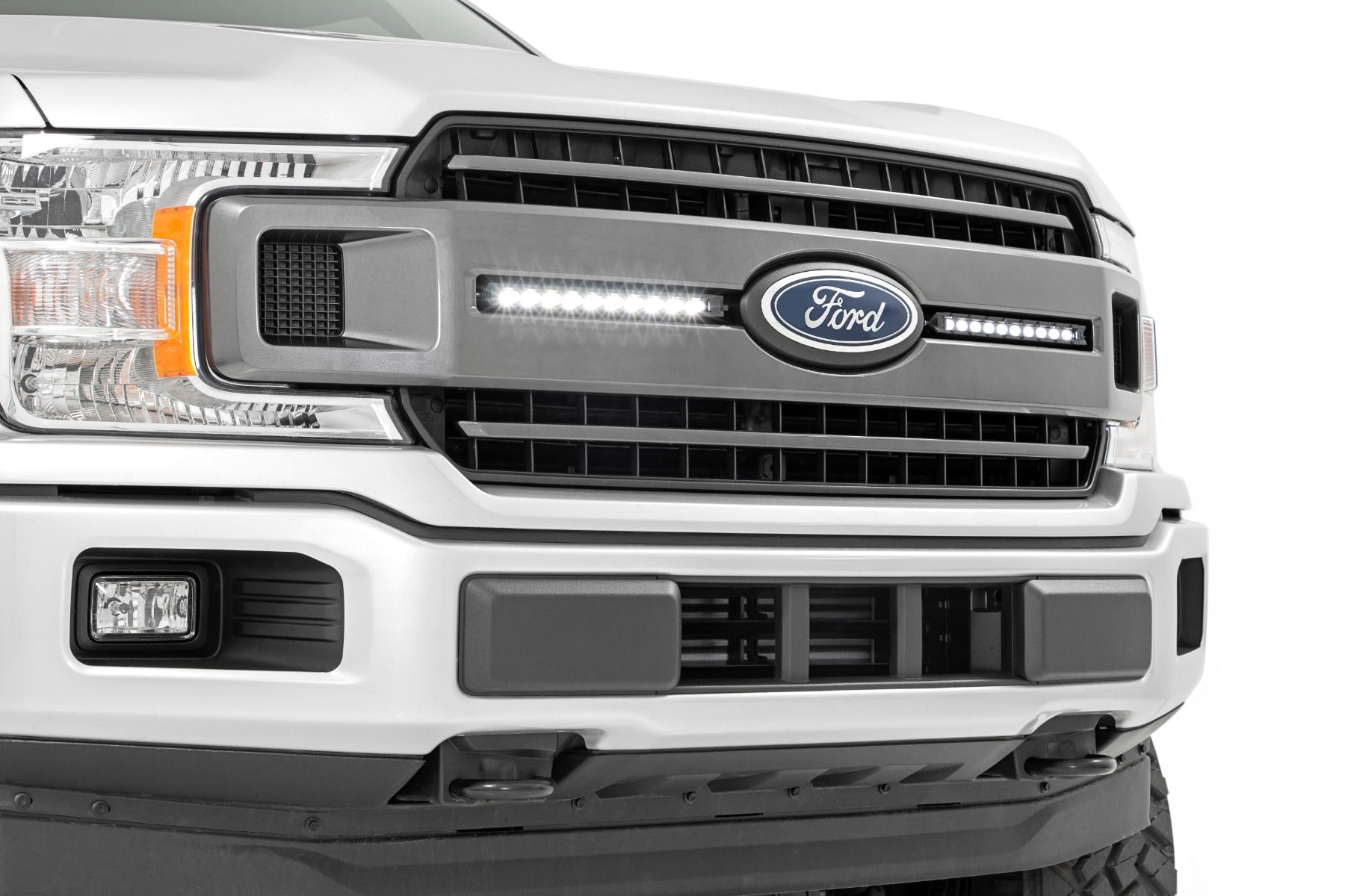 10 Inch Chrome Series LED Light Bar - Slim Line Design, Pair (70410A) | Waterproof Off-Road Lighting for Trucks, Jeeps, ATVs & Marine Boats