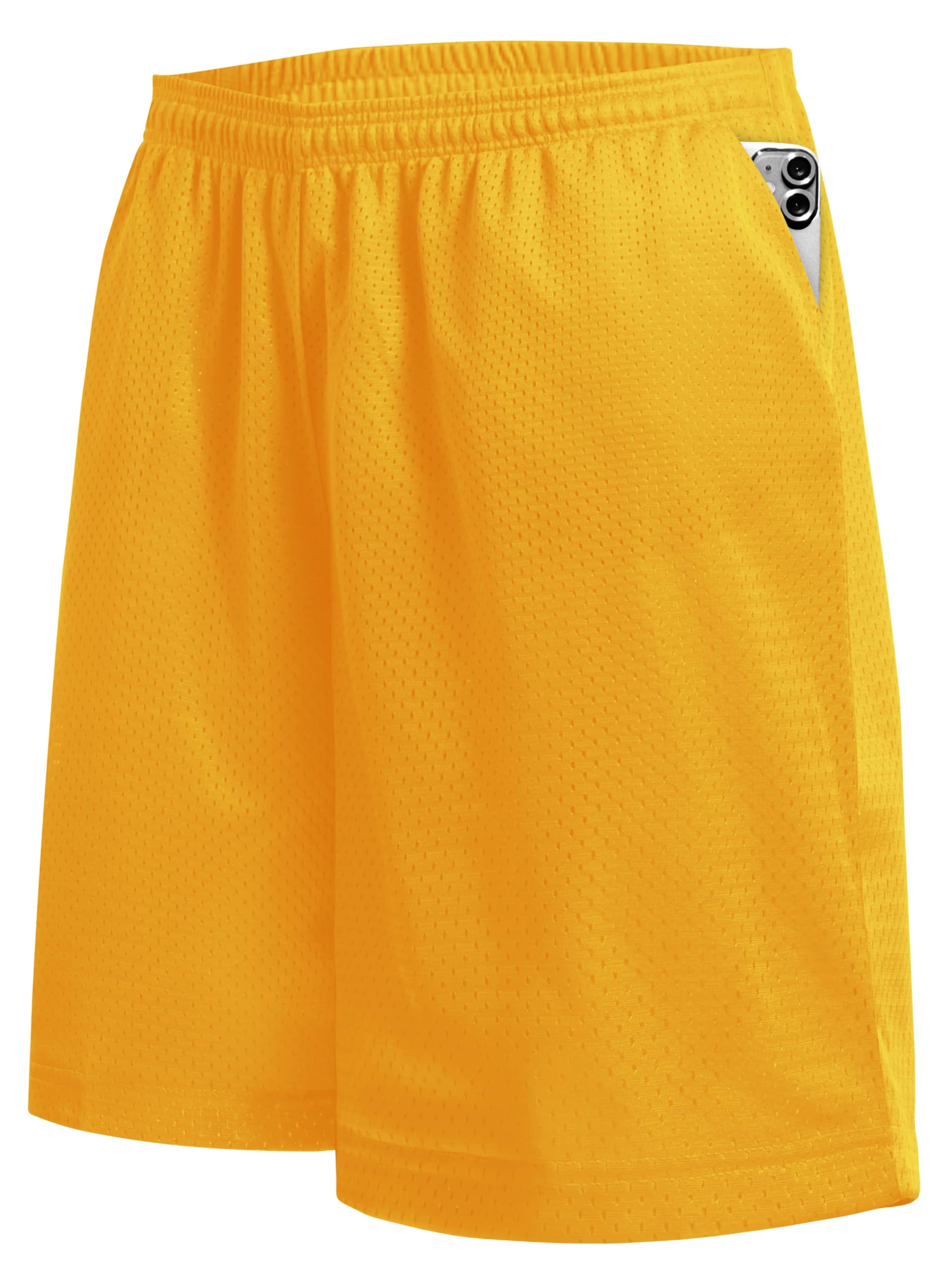 Men's Lightweight Mesh Basketball Jersey & Gym Shorts Set - Breathable Workout Fitness Apparel for Basketball, Training & Casual Wear