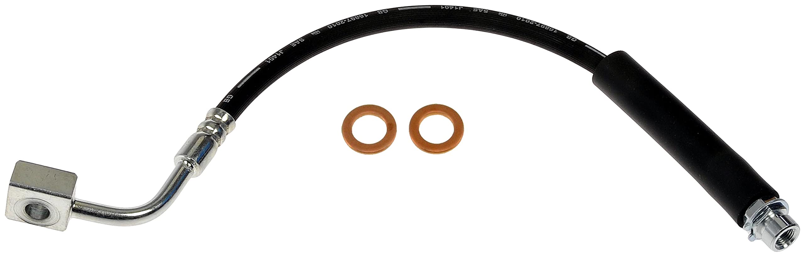 Dorman H622590 Rear Driver Side Brake Hydraulic Hose - Compatible with Dodge Ram 1500, 2500, 3500 (2009-2018) | Replacement Brake Line for Improved Stopping Power & Safe Driving