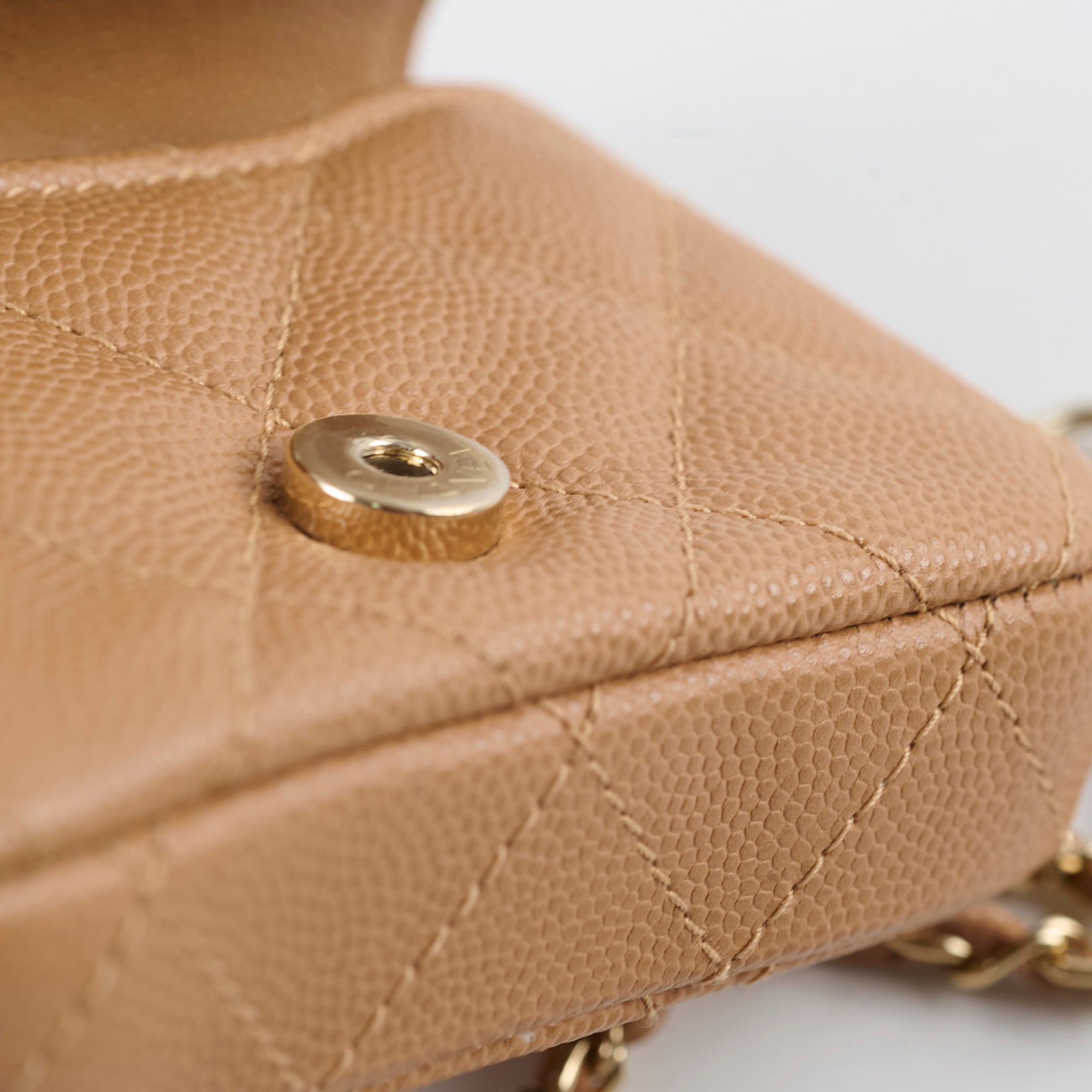 Chanel 23P Classic Clutch With Chain Belt Waist Bag Dark Beige Microchipped (2023) | Luxury Crossbody Bag for Women | Perfect for Parties, Date Nights & Special Occasions