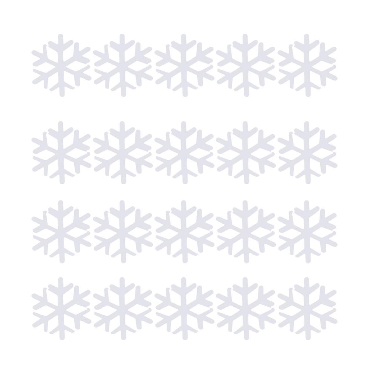 1200 Pcs Snowflake Ornaments - White Sequin Table Decor for Christmas, Winter Dinner Party, Wedding & Holiday Dining Room Decoration Supplies