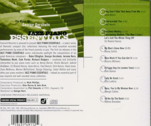 Best of George Gershwin Music Collection - Essential Jazz & Classical Piano Songs for Relaxation, Dinner Parties & Study Sessions