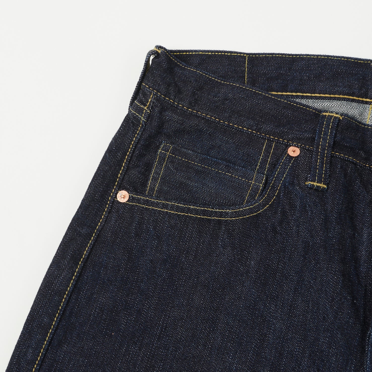 Freewheelers S601XX 1944 45 Loose Straight Jeans | One Wash Denim Pants for Men | Vintage Style for Casual Wear & Everyday Outfits